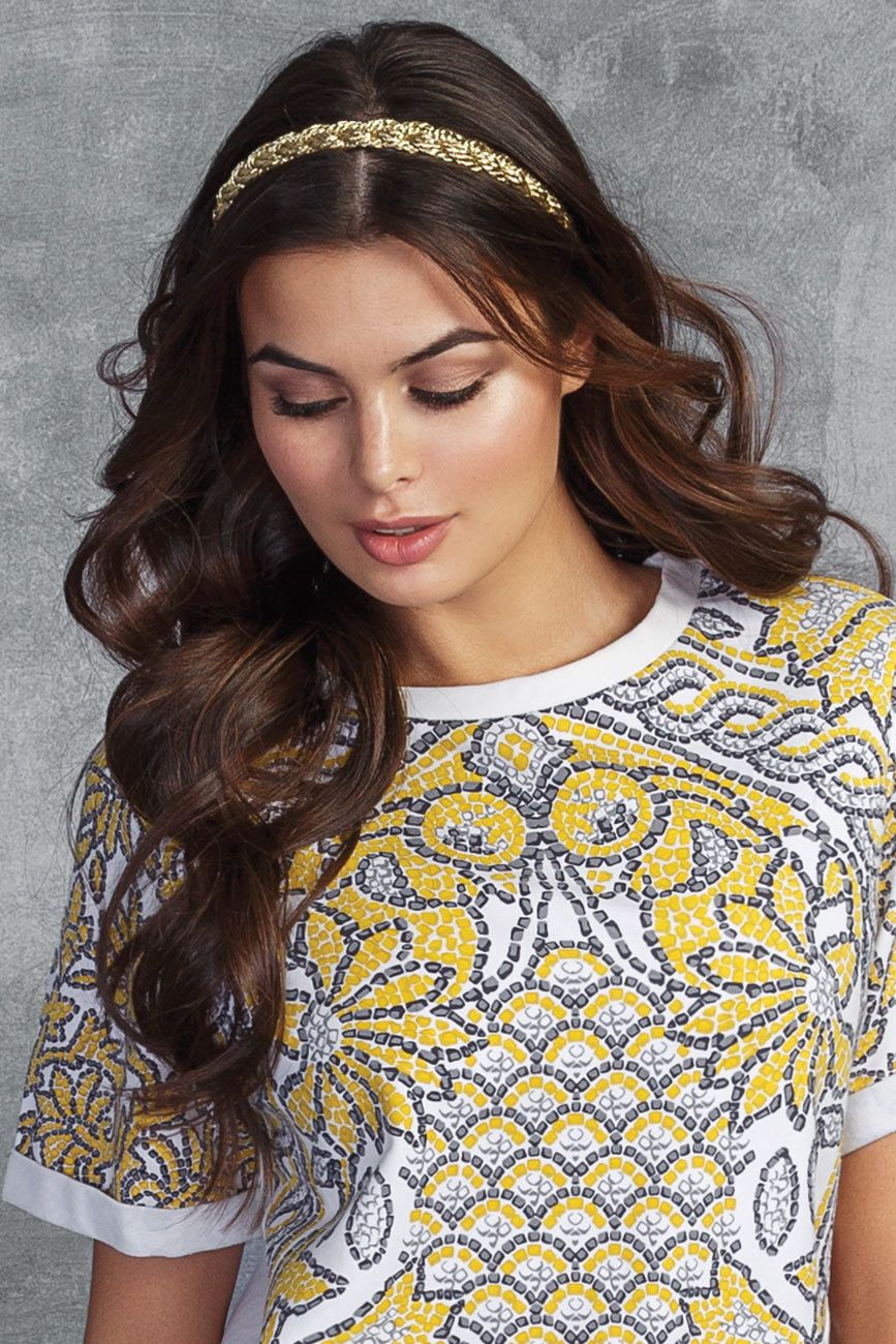 Ободок Mosaic (gold, u/a)