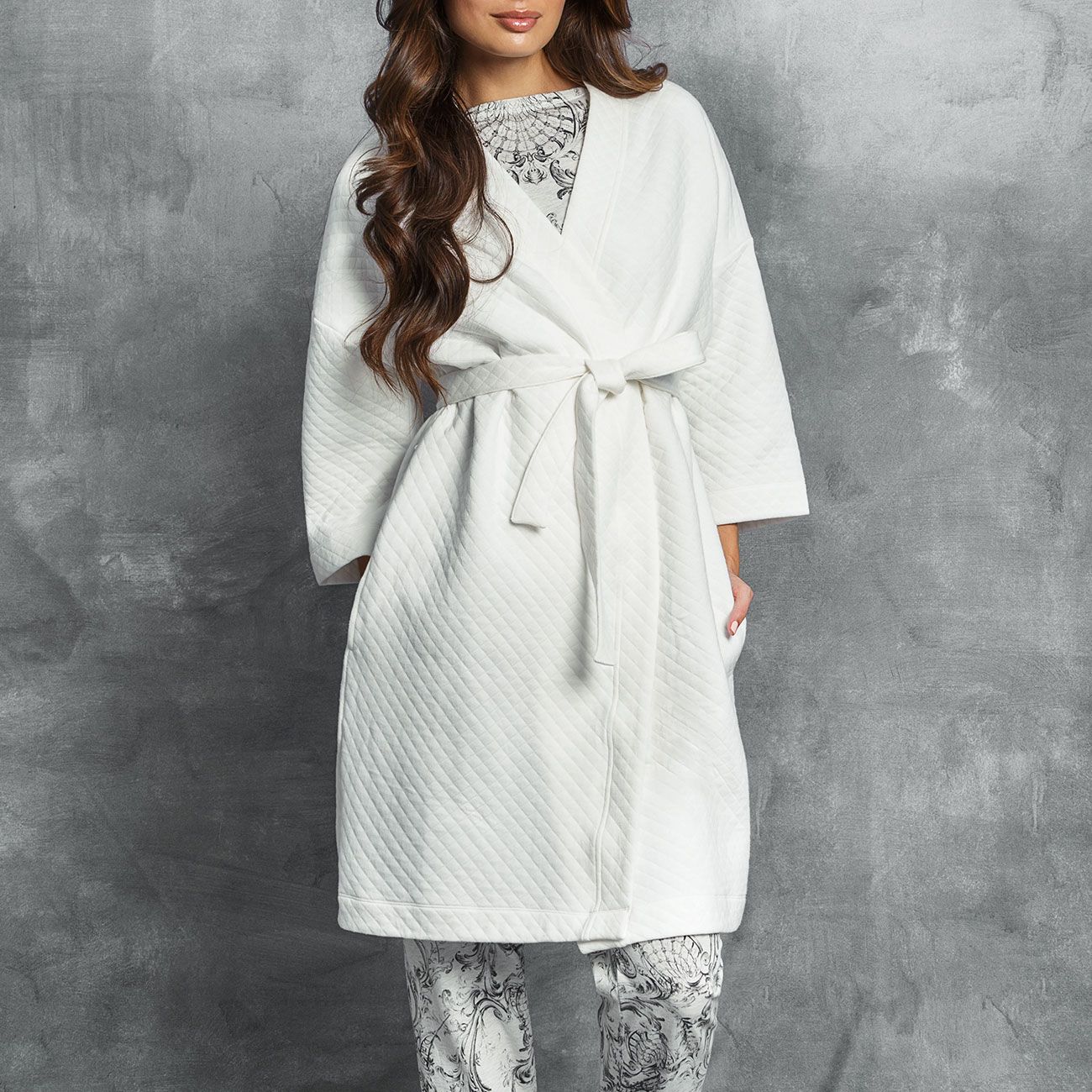 Халат Ornella (vaniglia melange, 2)