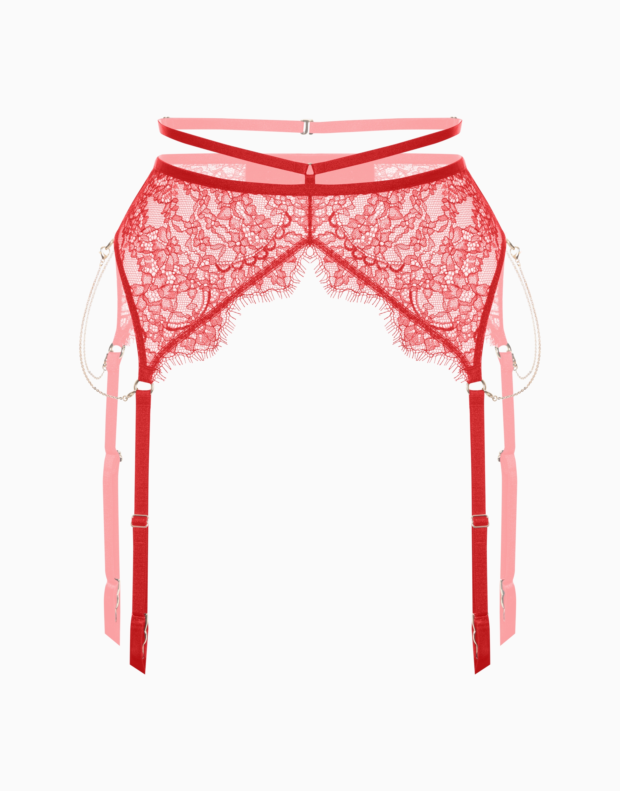 

Пояс для чулок CD1136, Красный, Пояс для чулок CD1136