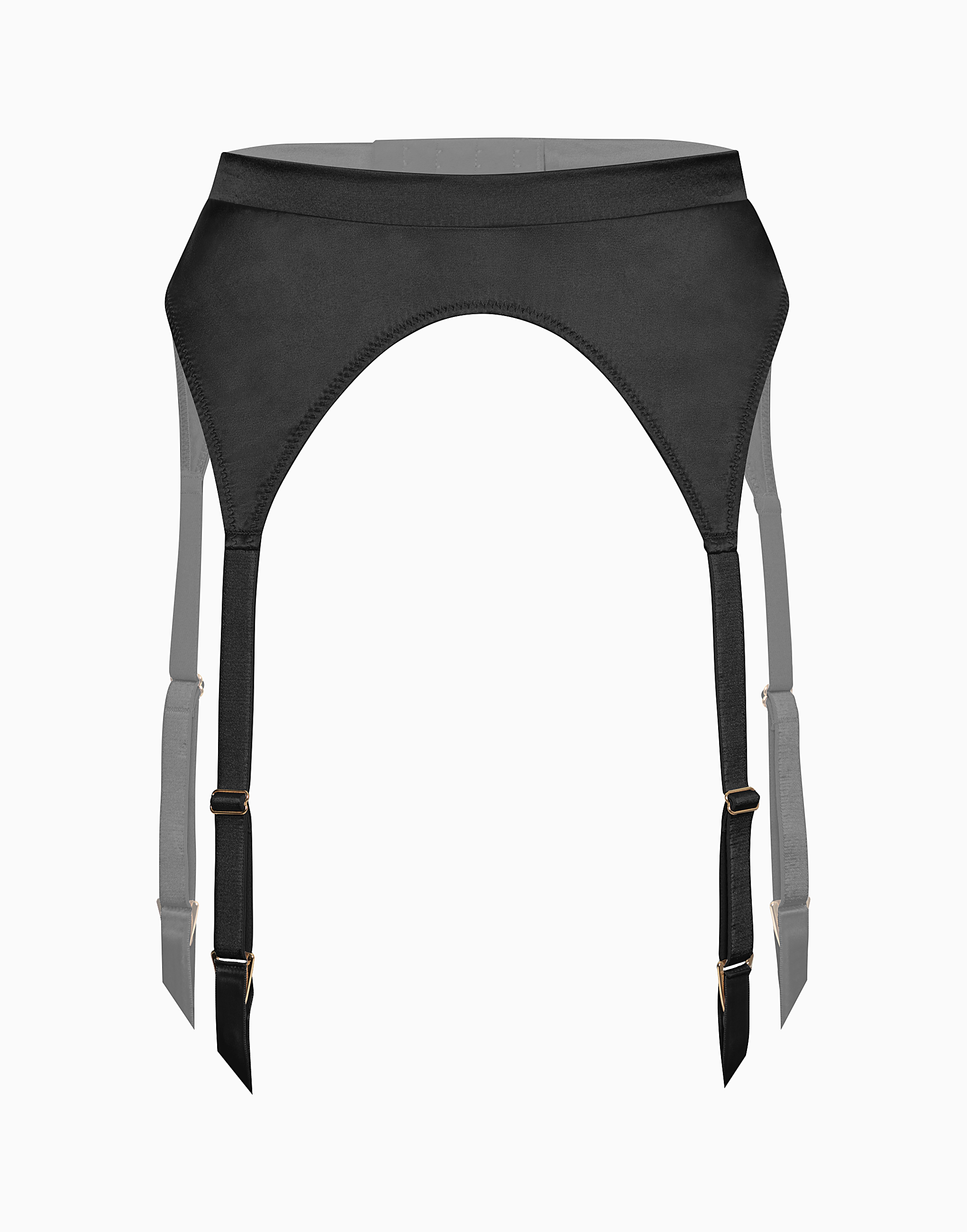 Шелковый пояс для чулок, латте, арт. 14722