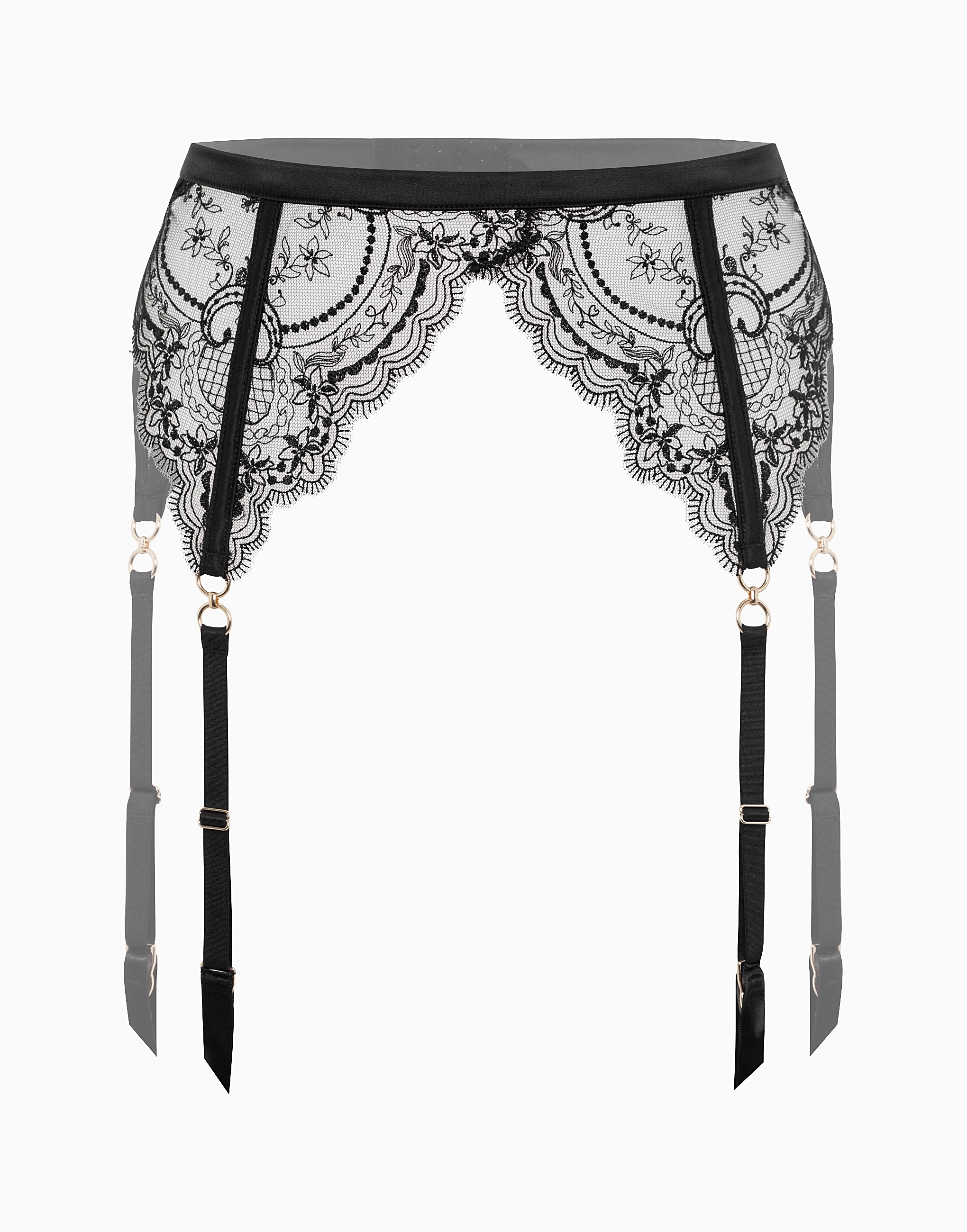 

Пояс для чулок CD685, Черный, Пояс для чулок CD685