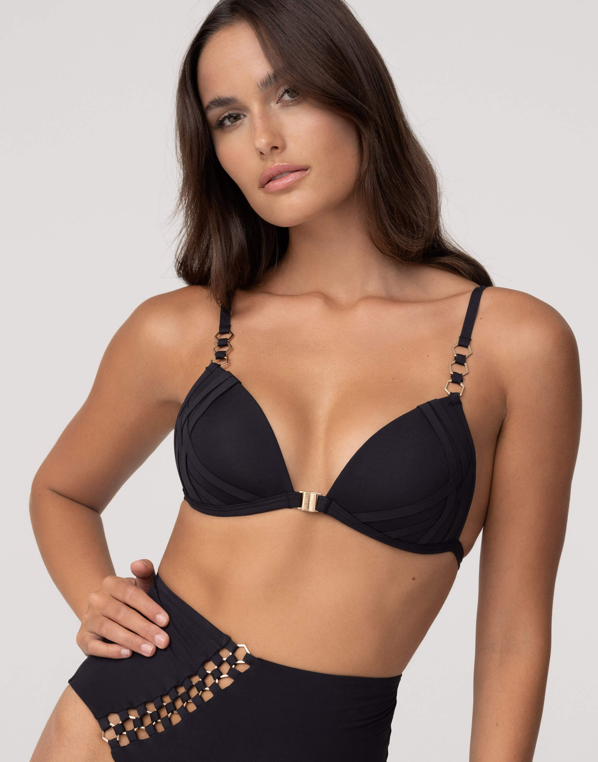 

Лиф бикини с формованными чашками ID48, Черный;шоколадный, Лиф бикини с формованными чашками ID48