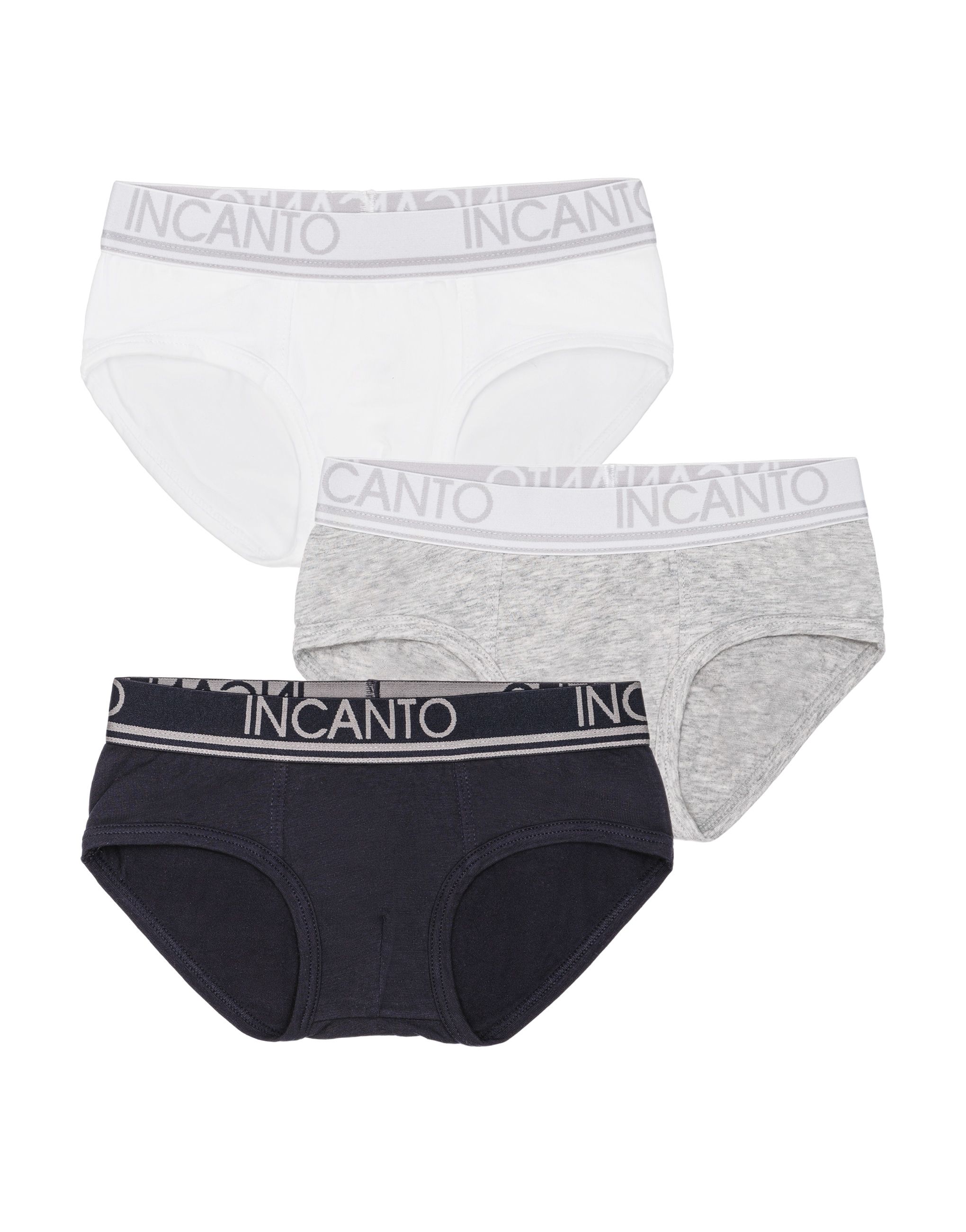 

Набор из 3-х слипов Basic (bianco/blu intenso/grig m, 3)