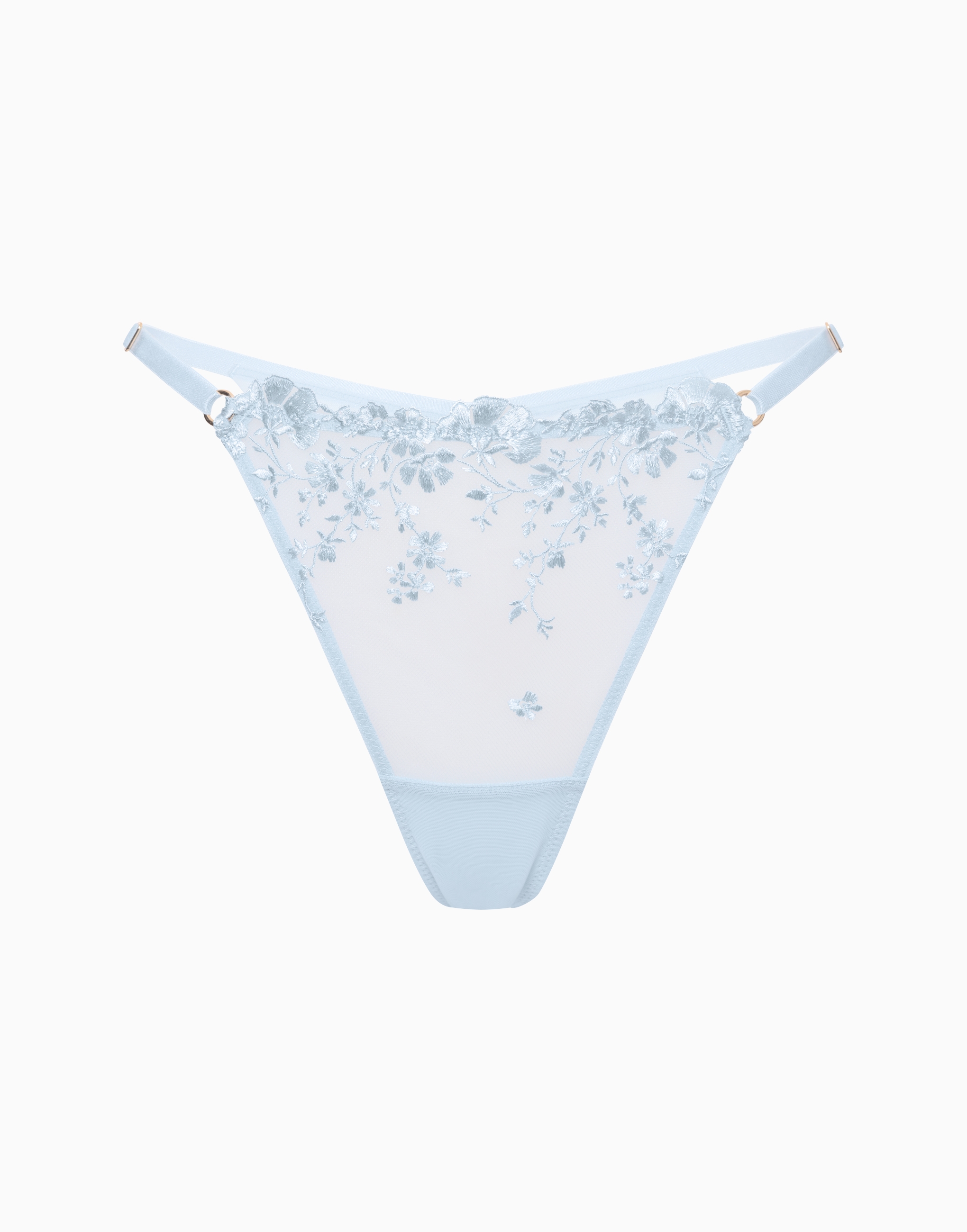 

Трусики стринги из сетки с вышивкой высокая посадка CD898, Голубой, Трусики стринги из сетки с вышивкой высокая посадка CD898