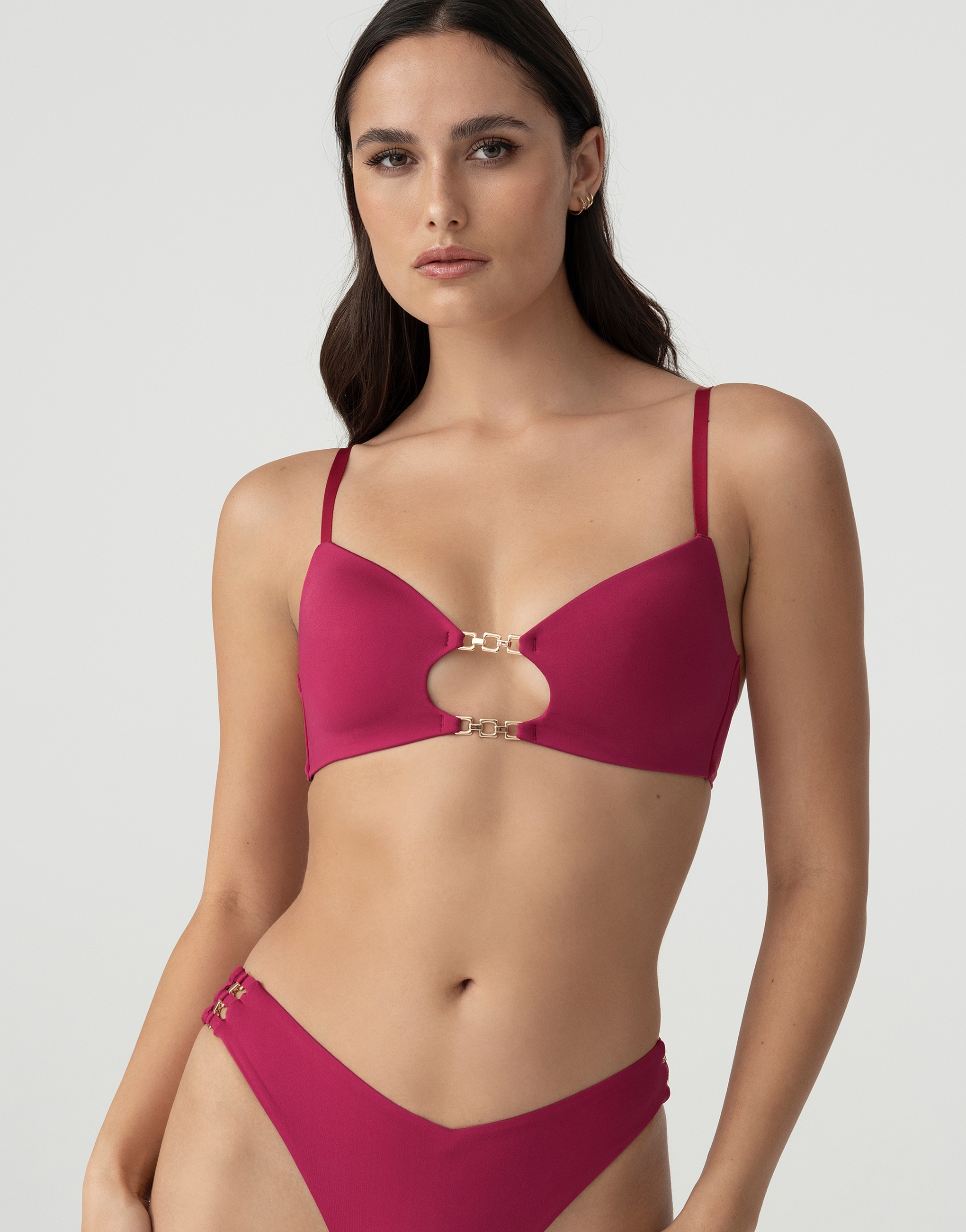 Лиф бикини с формованными чашками Incanto, серый, арт. 4670393577654