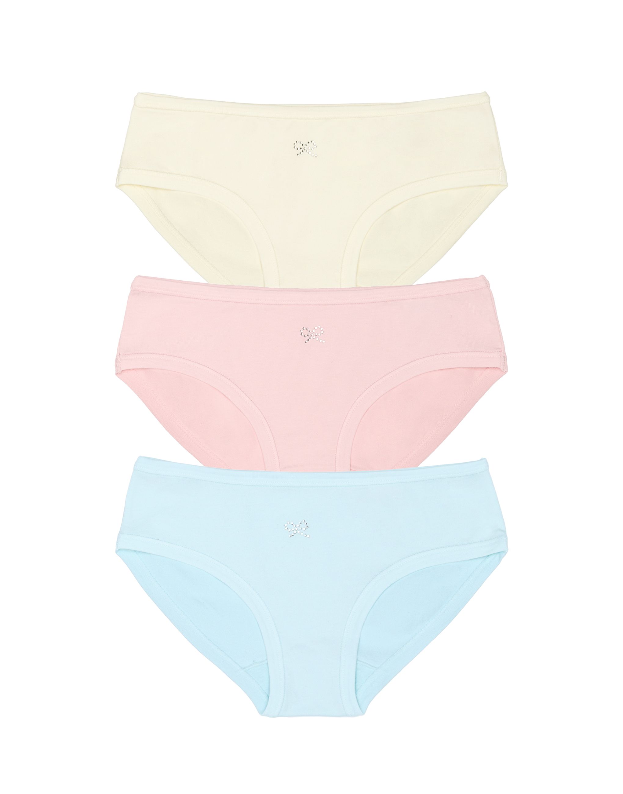 

Набор из 3-х слипов Basic (panna/dolce rosa/azzurro, 2)