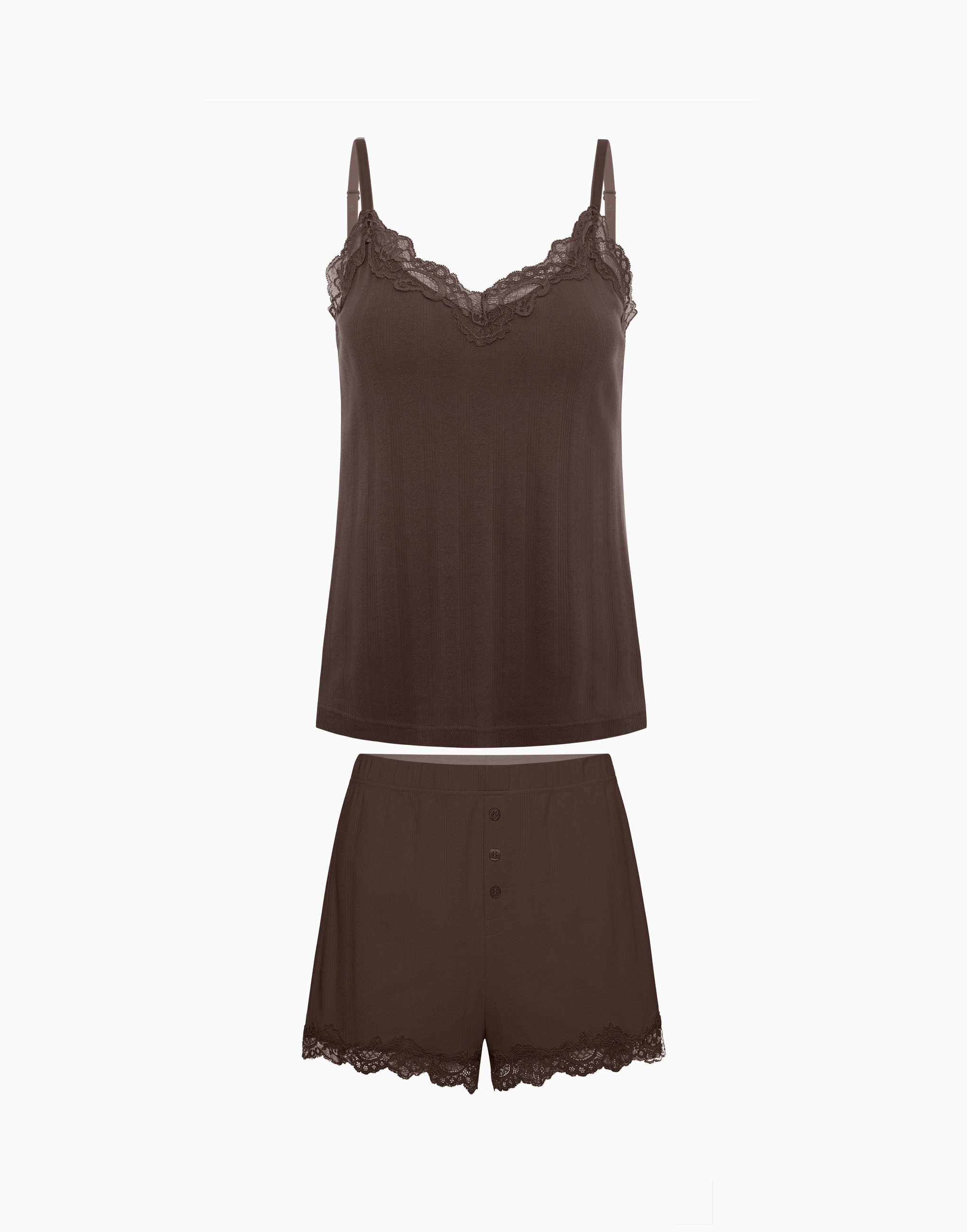 

Комплект топ и шорты MD1090, Латте;шоколадный, Комплект топ и шорты MD1090