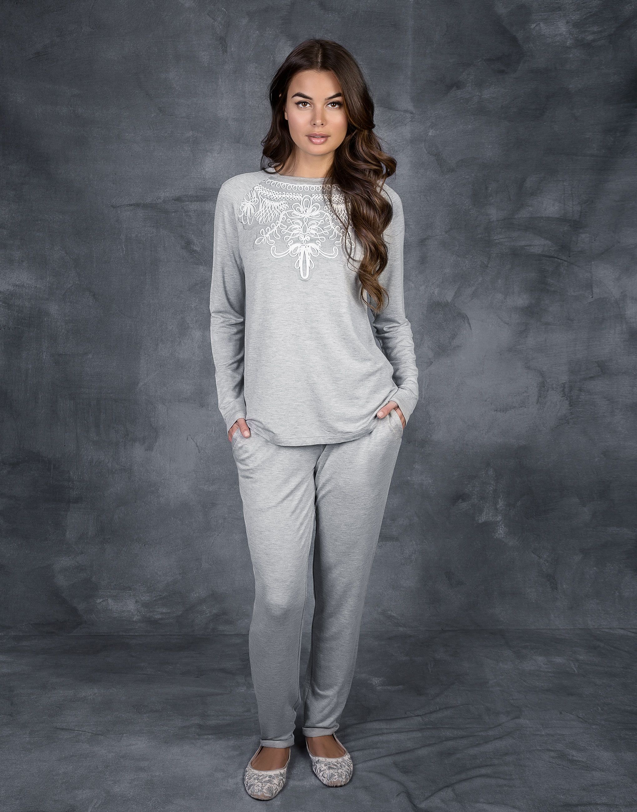 

Брюки Ophelia (grigio melange, 5)