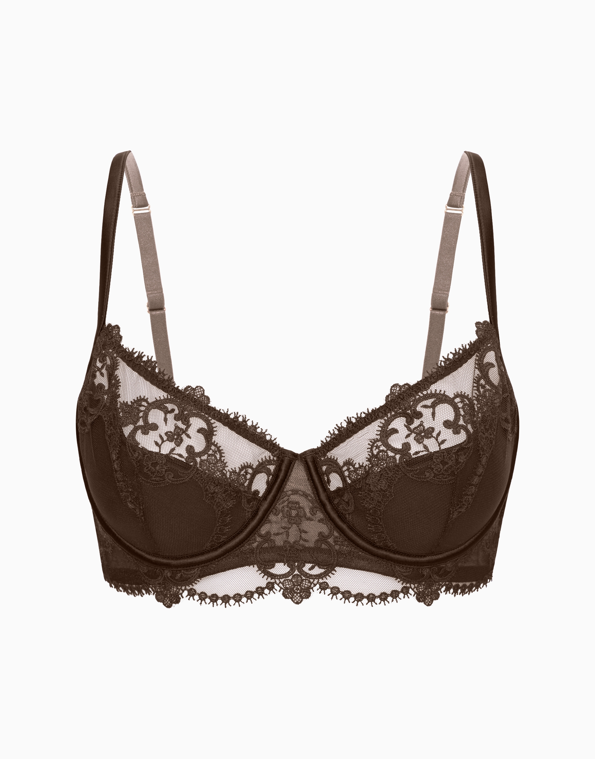 Бюстгальтер с мягкими чашками и спонжевой поддержкой Sydney, коричневый, арт. 14969