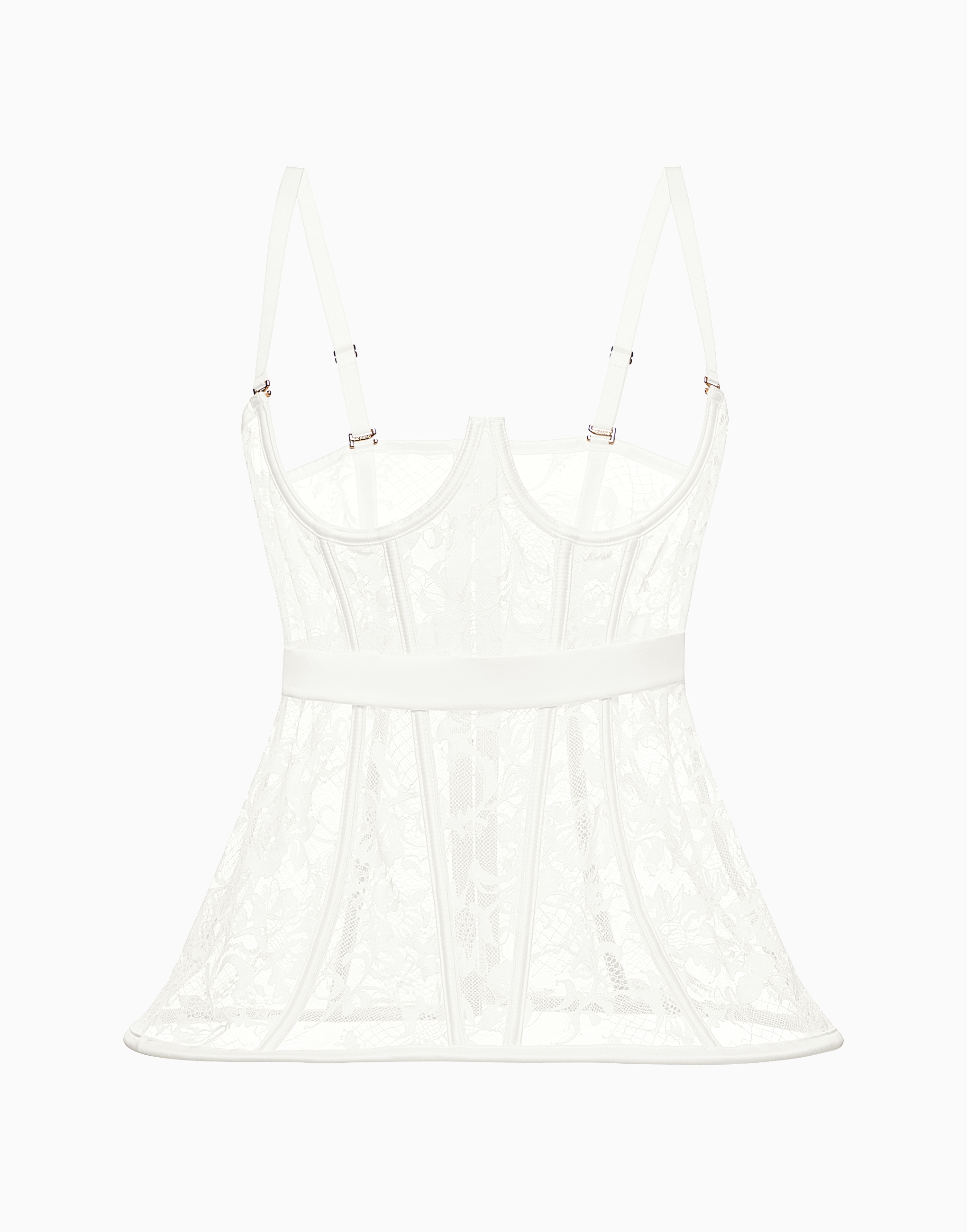 

Корсаж кружевные с сатином CD873 латте