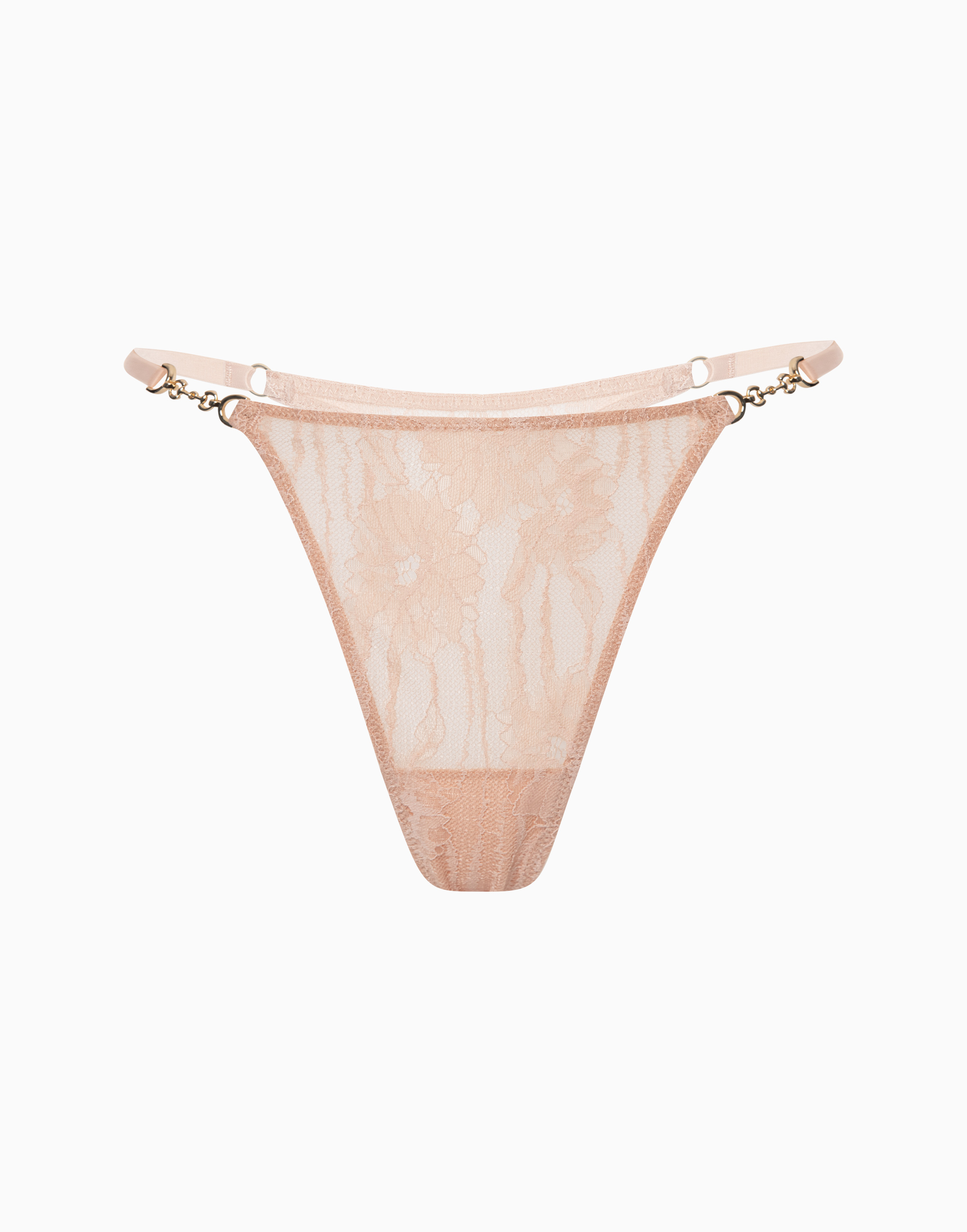 Стринги средняя посадка, пудрово-розовый, арт. 16131