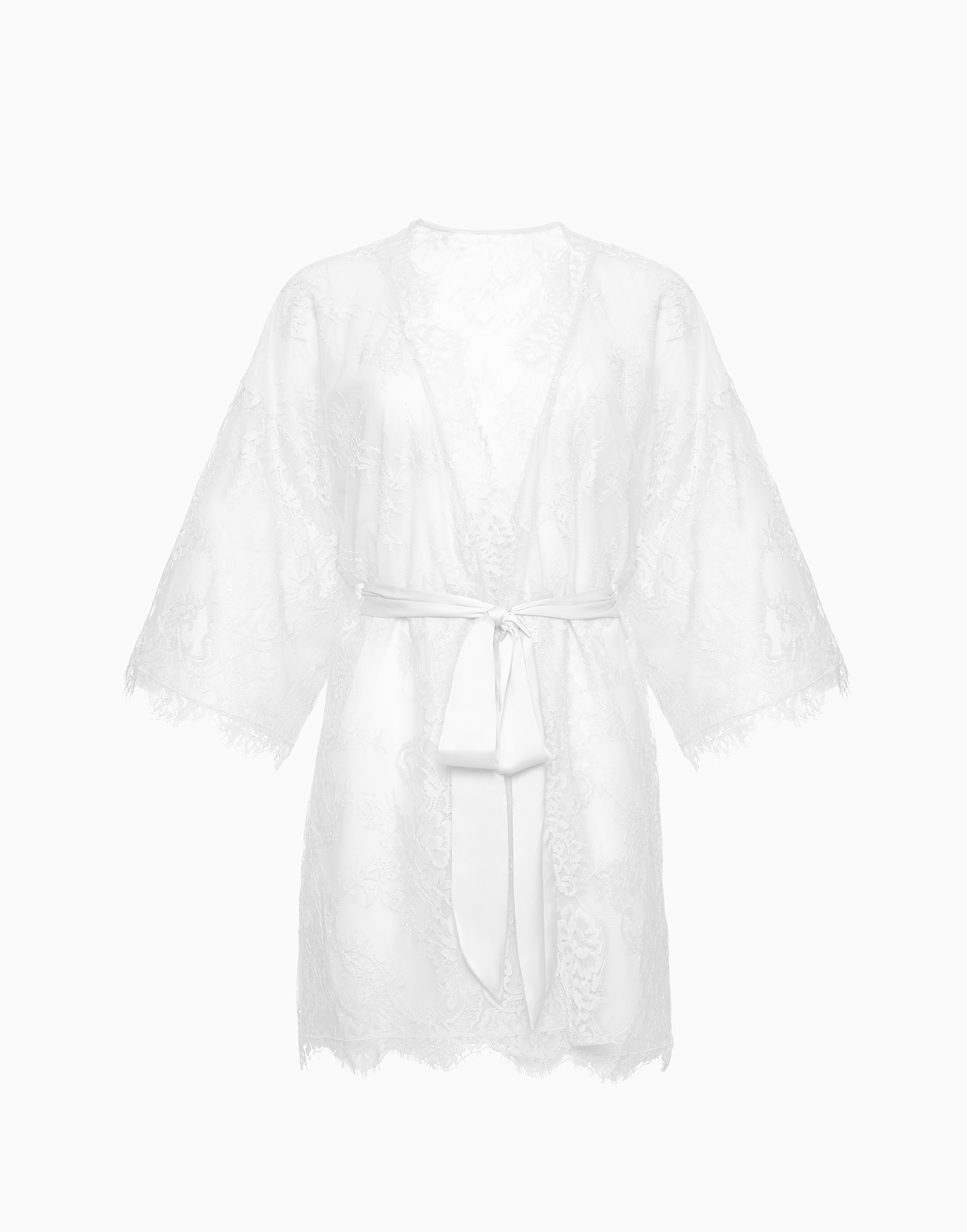 

Халат с рукавами 3/4 PD599, Белый, Халат с рукавами 3/4 PD599