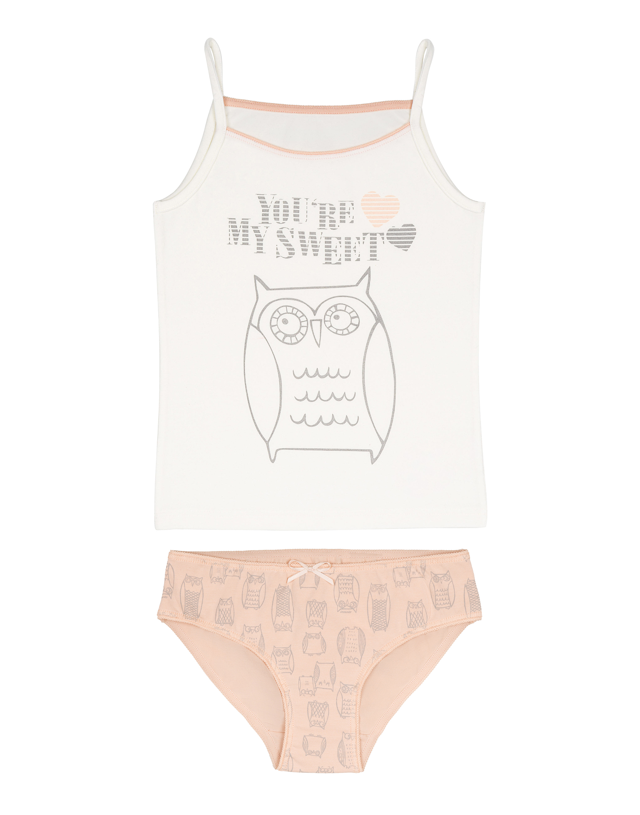 

Майка и слипы Sweet Owl (latte, 3)