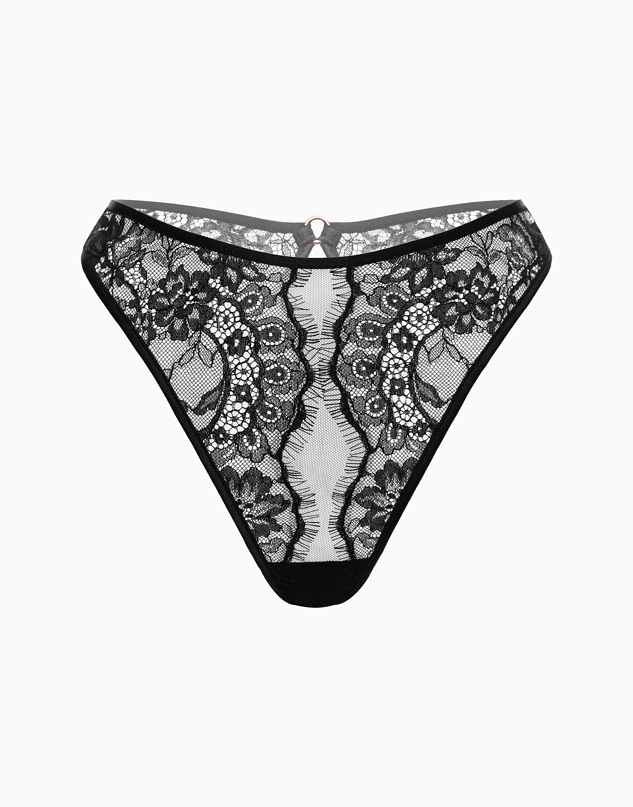 

Стринги CD694, Черный;латте, Стринги CD694