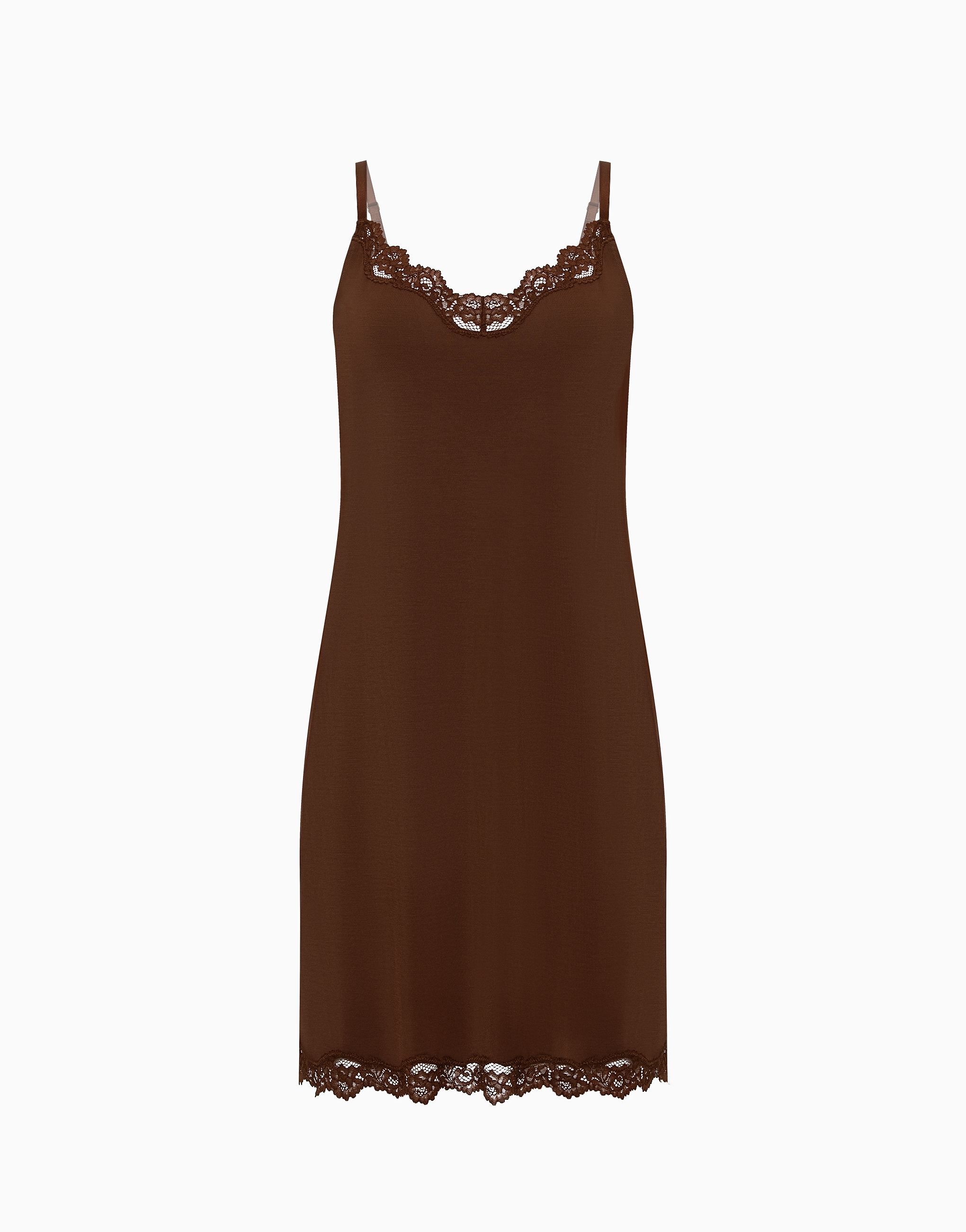 Сорочка на бретелях Incanto MD1195, коричневый, арт. 4670393572758