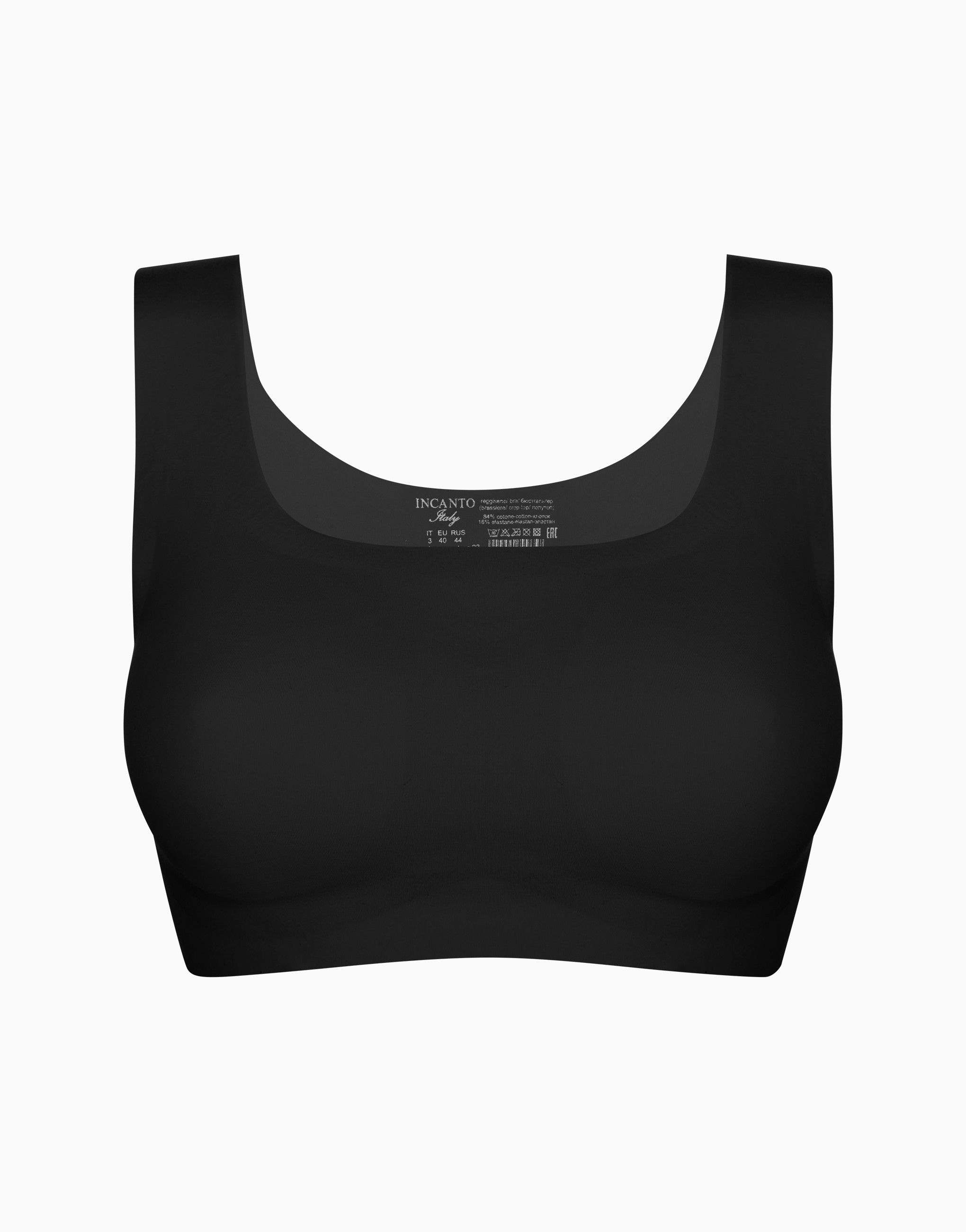 Полутоп Comfort seamless, черный, арт. 14740