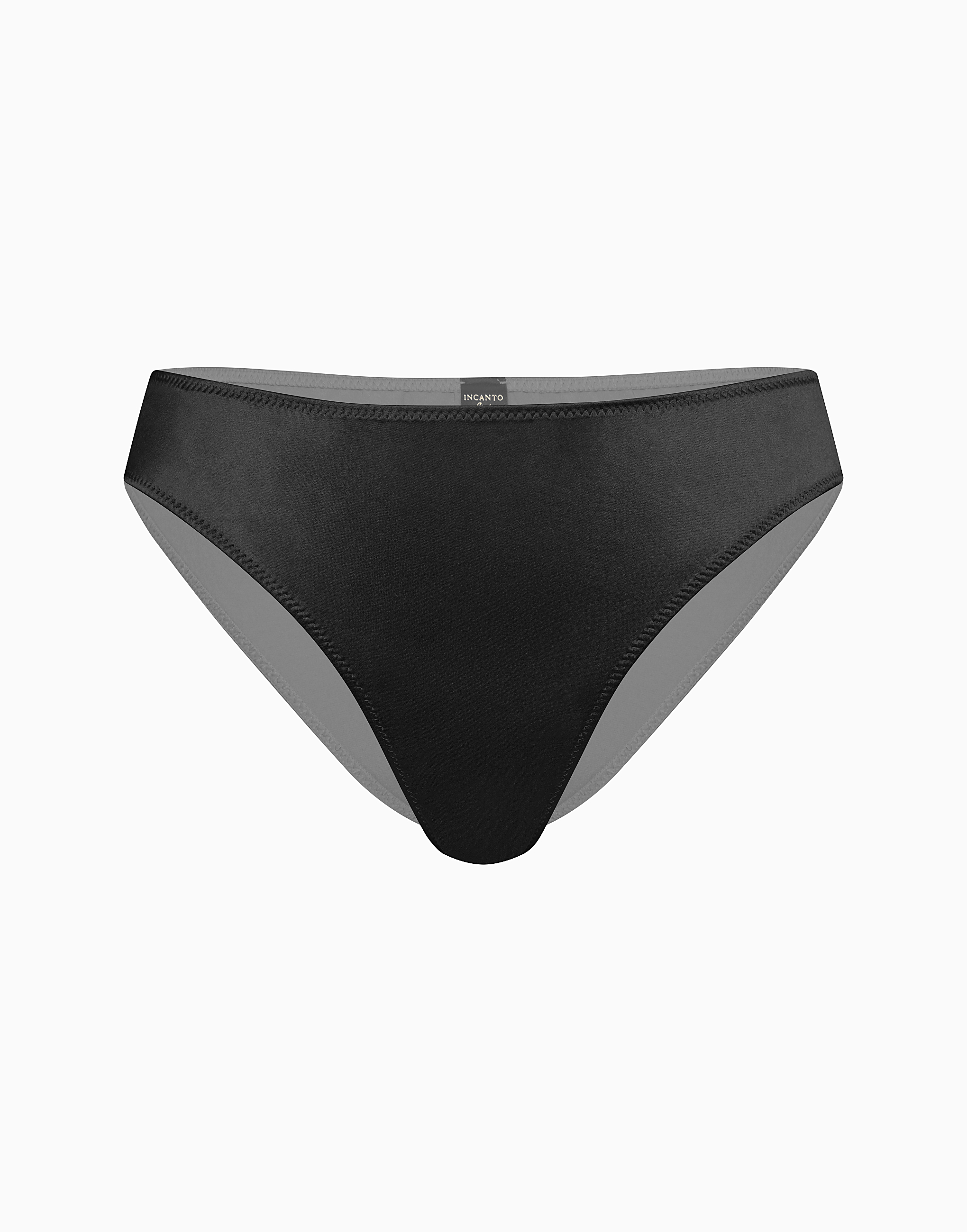 Шелковые слипы средняя посадка, черный, арт. 14583