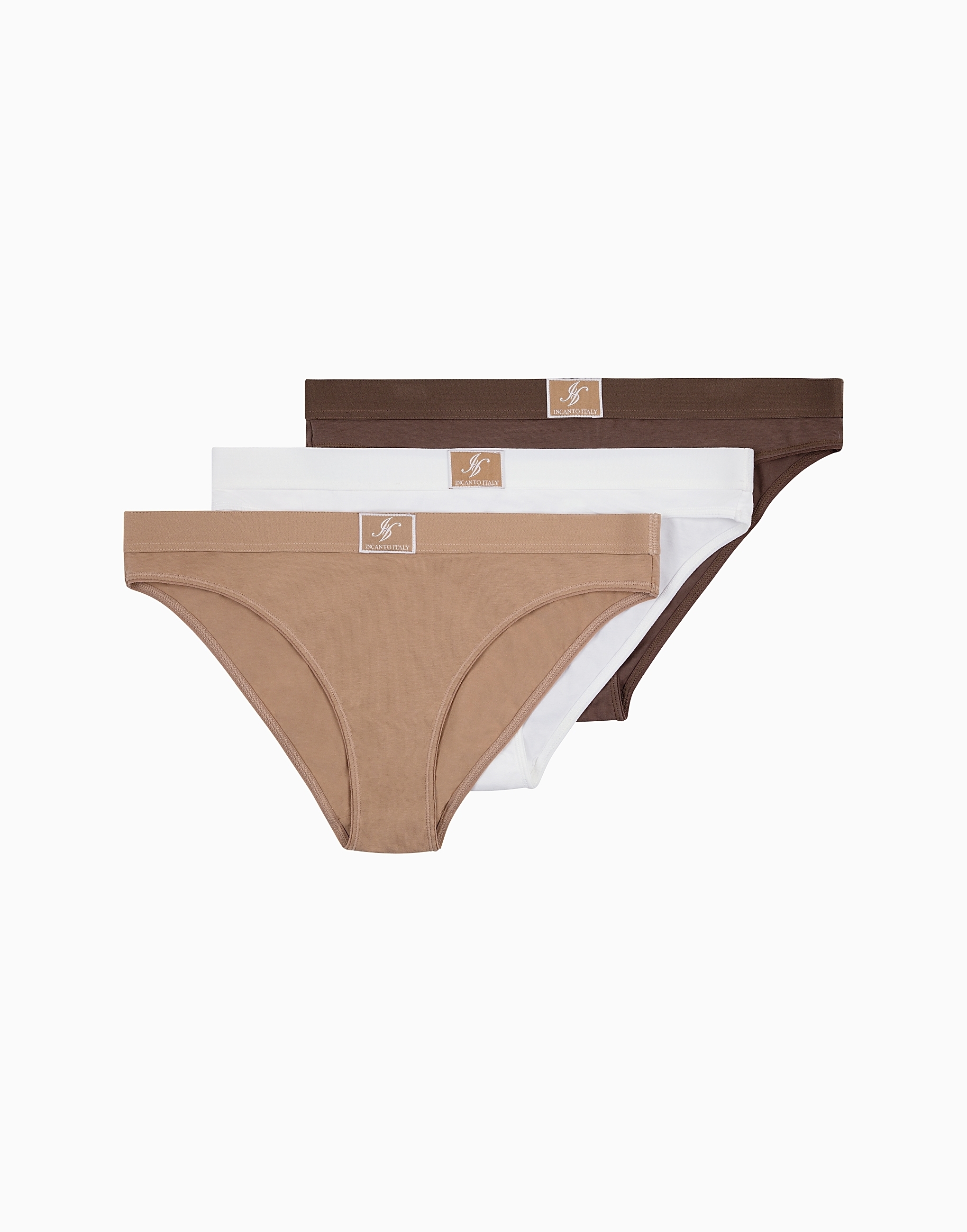 Набор из 3-х слипов Incanto со средней посадкой, разноцветный, арт. 6944990899654