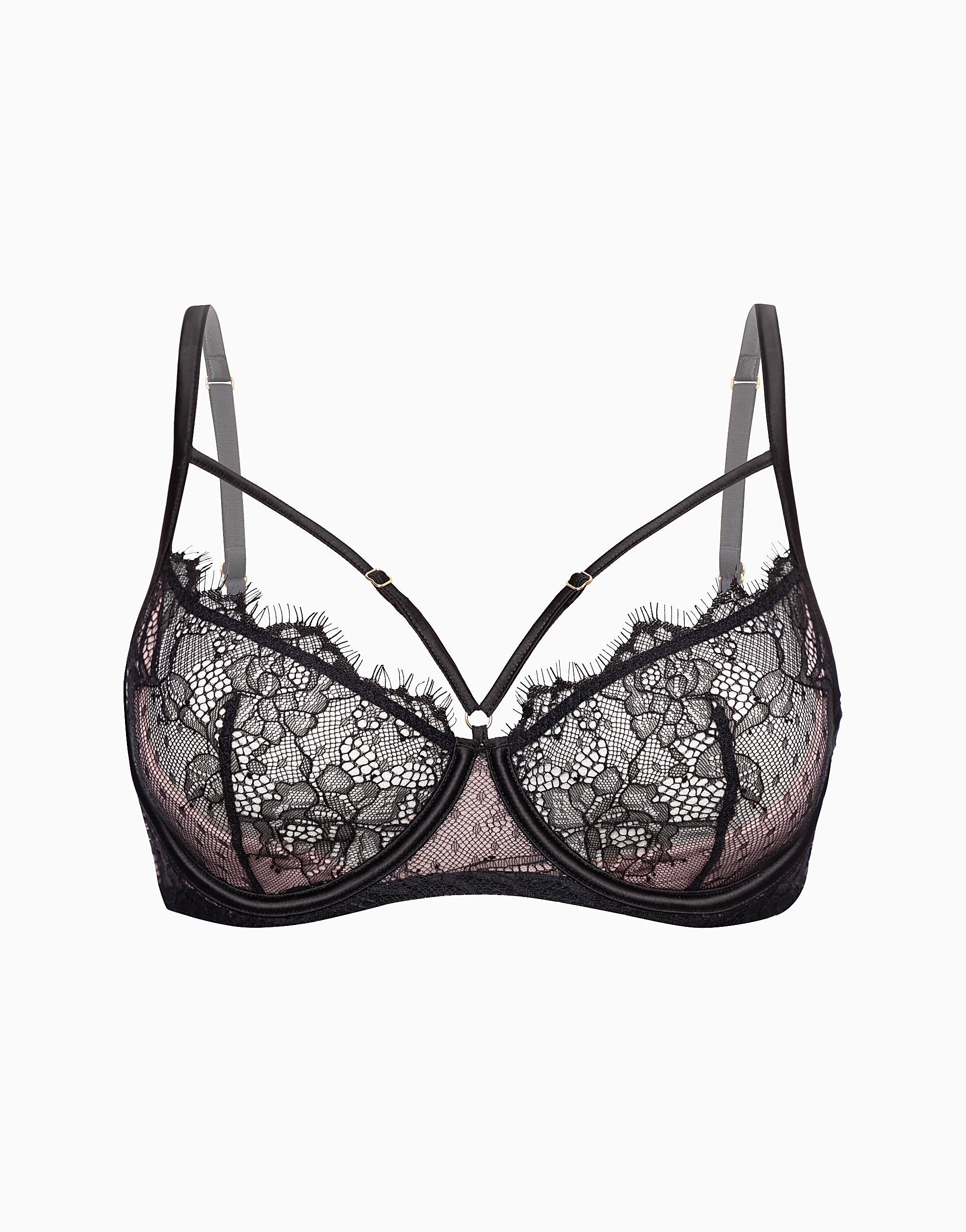 Бюстгальтер с мягкими чашками и спонжевой поддержкой на стане Sydney, черный, арт. 31788