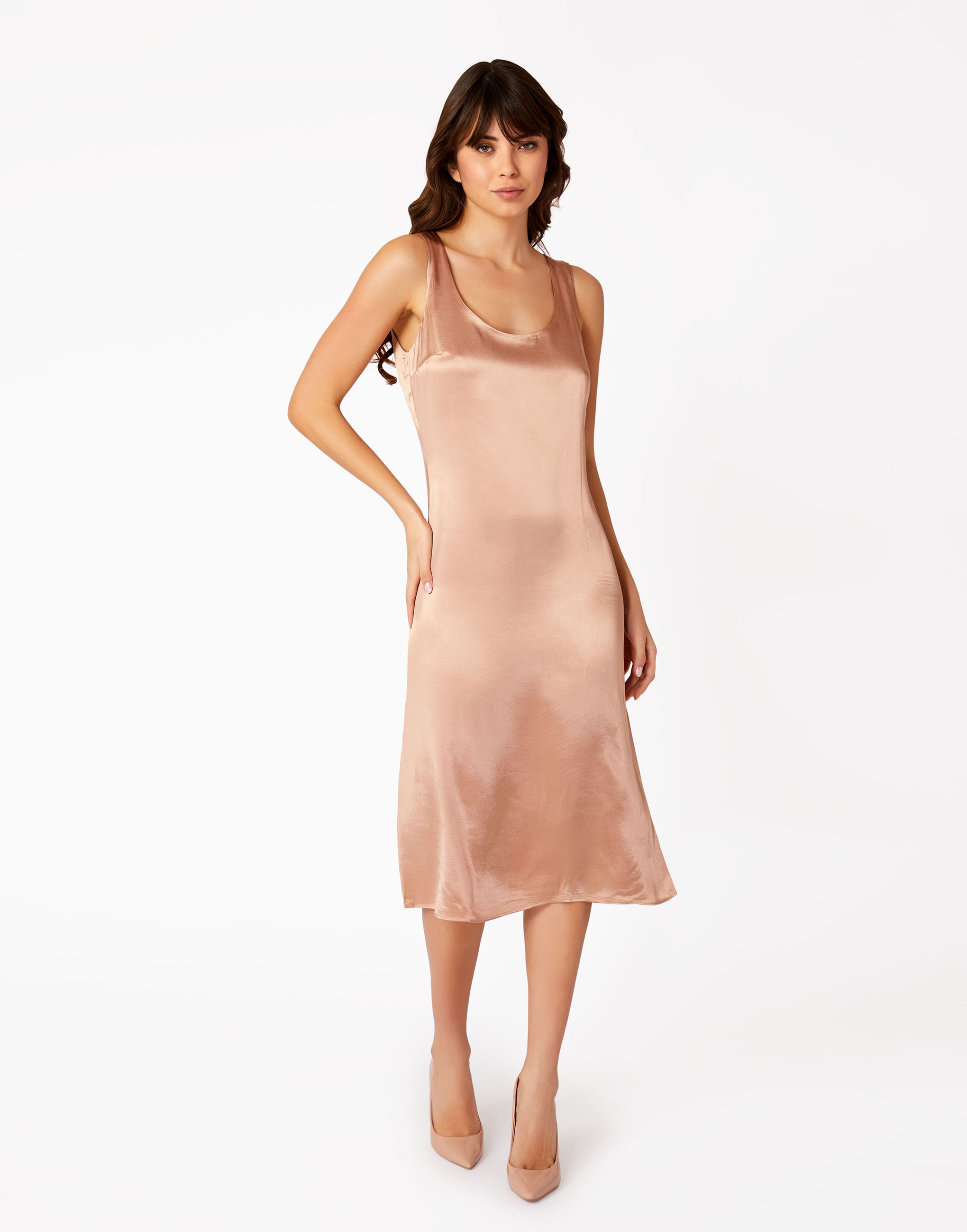 

Сорочка без рукавов PD163, Карамель, Сорочка без рукавов PD163