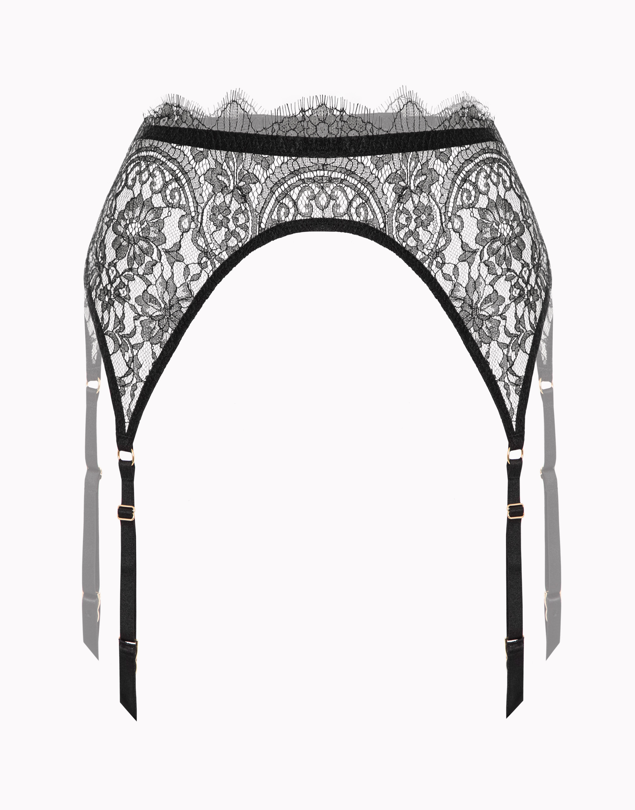 

Пояс для чулок CD908, Champagne/nude;черный, Пояс для чулок CD908