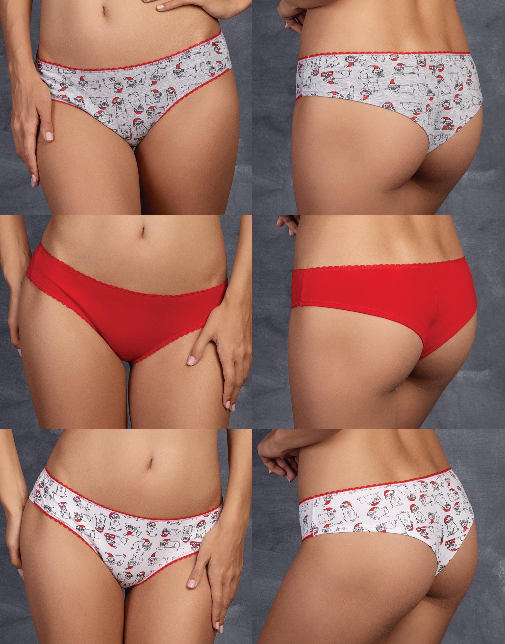 

Набор из 3-х бразилиано средней посадки Trick (rouge, 4)