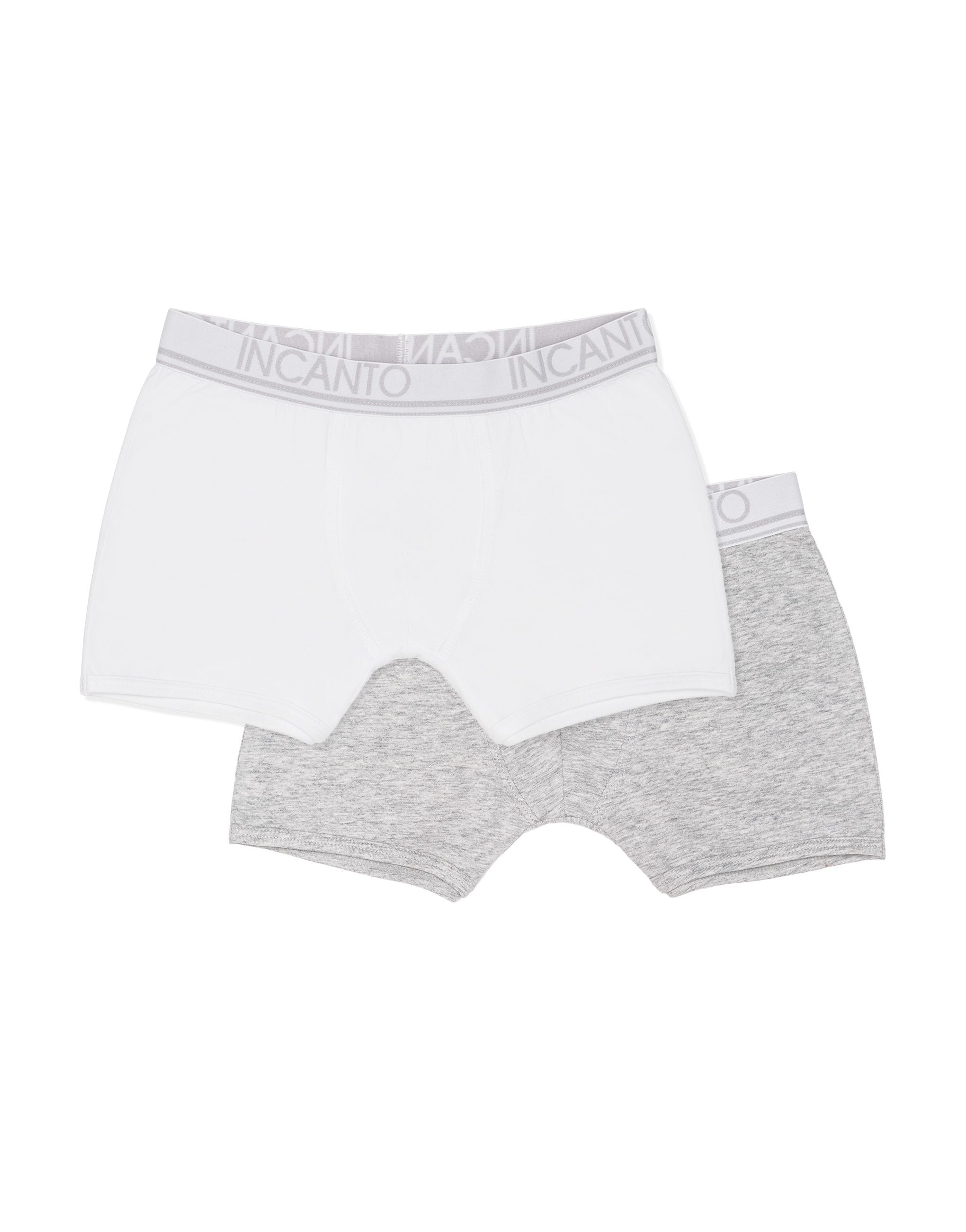 

Набор из 2-х боксеров Basic (bianco/grigio melange, 1)