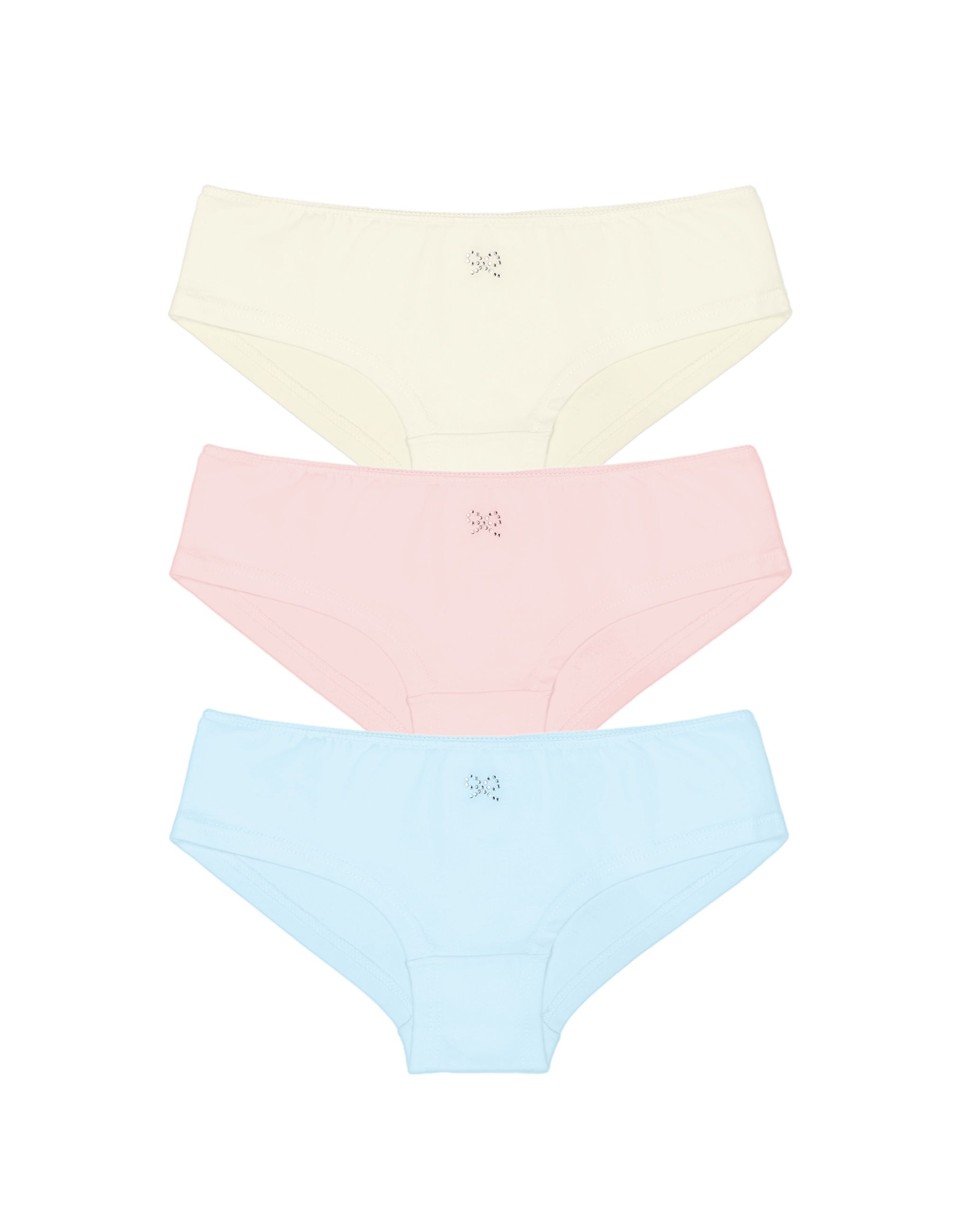 

Набор из 3-х слипов Basic (panna/dolce rosa/azzurro, 2)