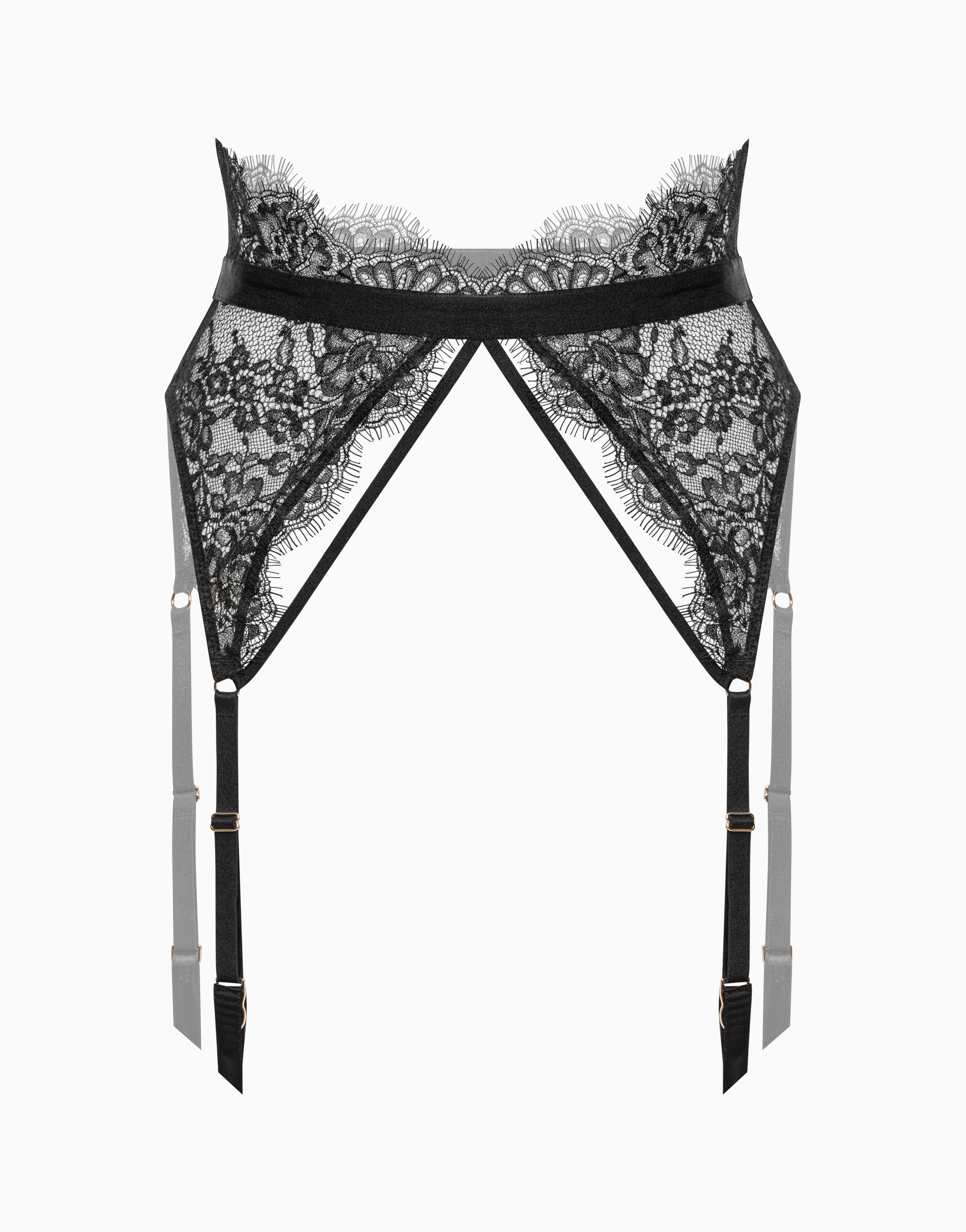 

Пояс для чулок INCANTO CD1029, Пудрово-розовый;черный, Пояс для чулок INCANTO CD1029