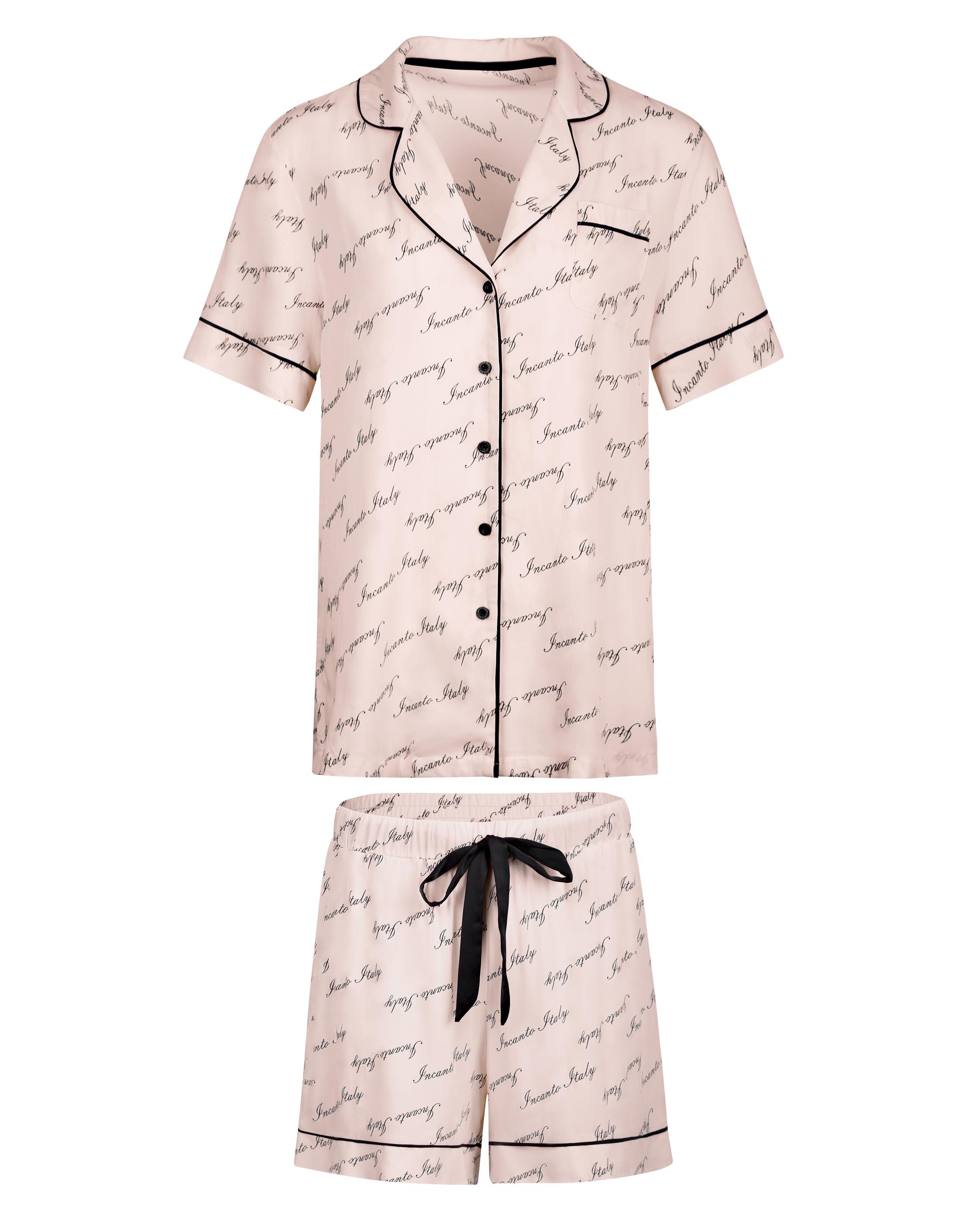 Комплект рубашка с короткими рукавами и шорты Francesca Incanto (peonia rosa, 2) - фото 1