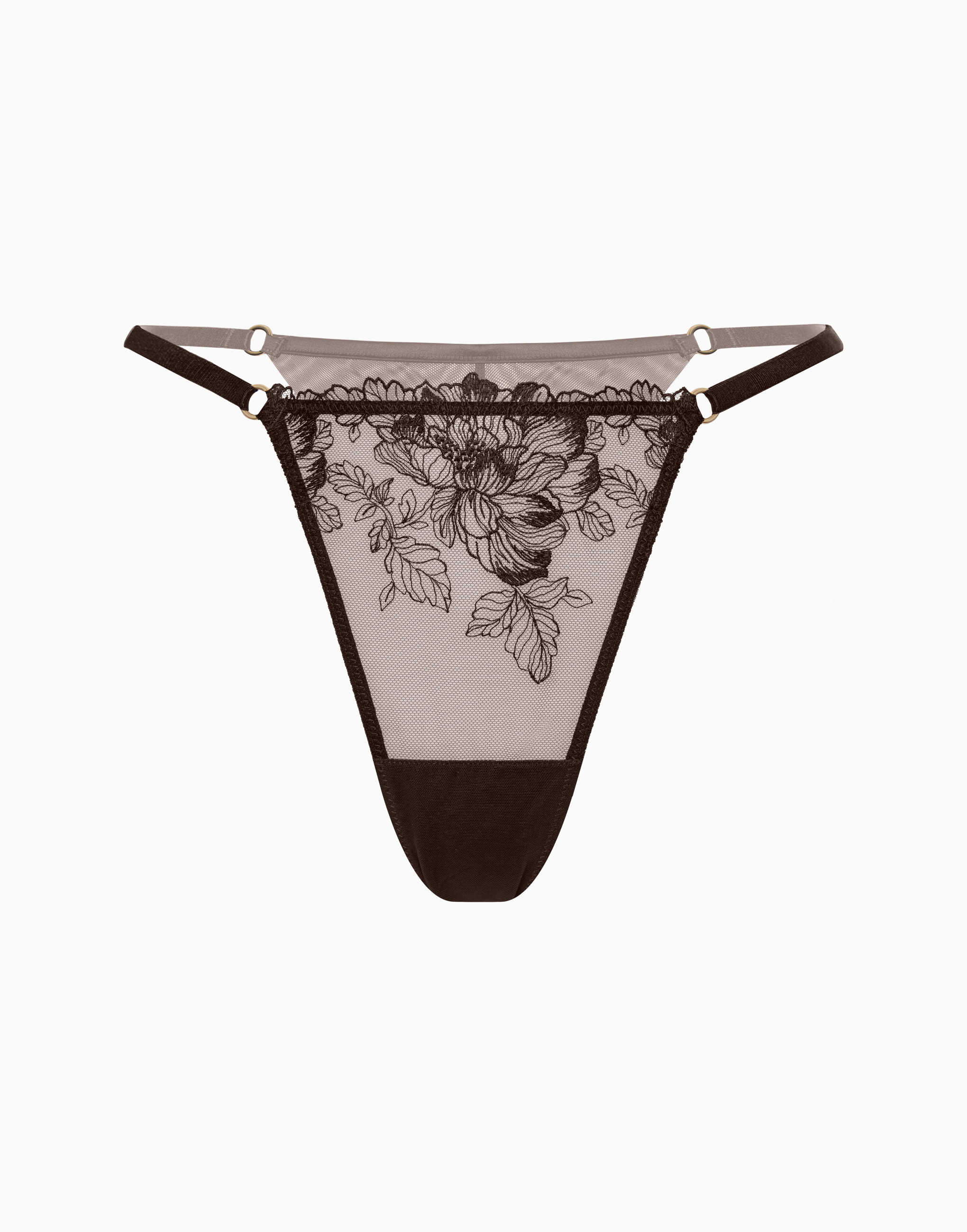 

Стринги средняя посадка CD1019, Шоколадный, Стринги средняя посадка CD1019