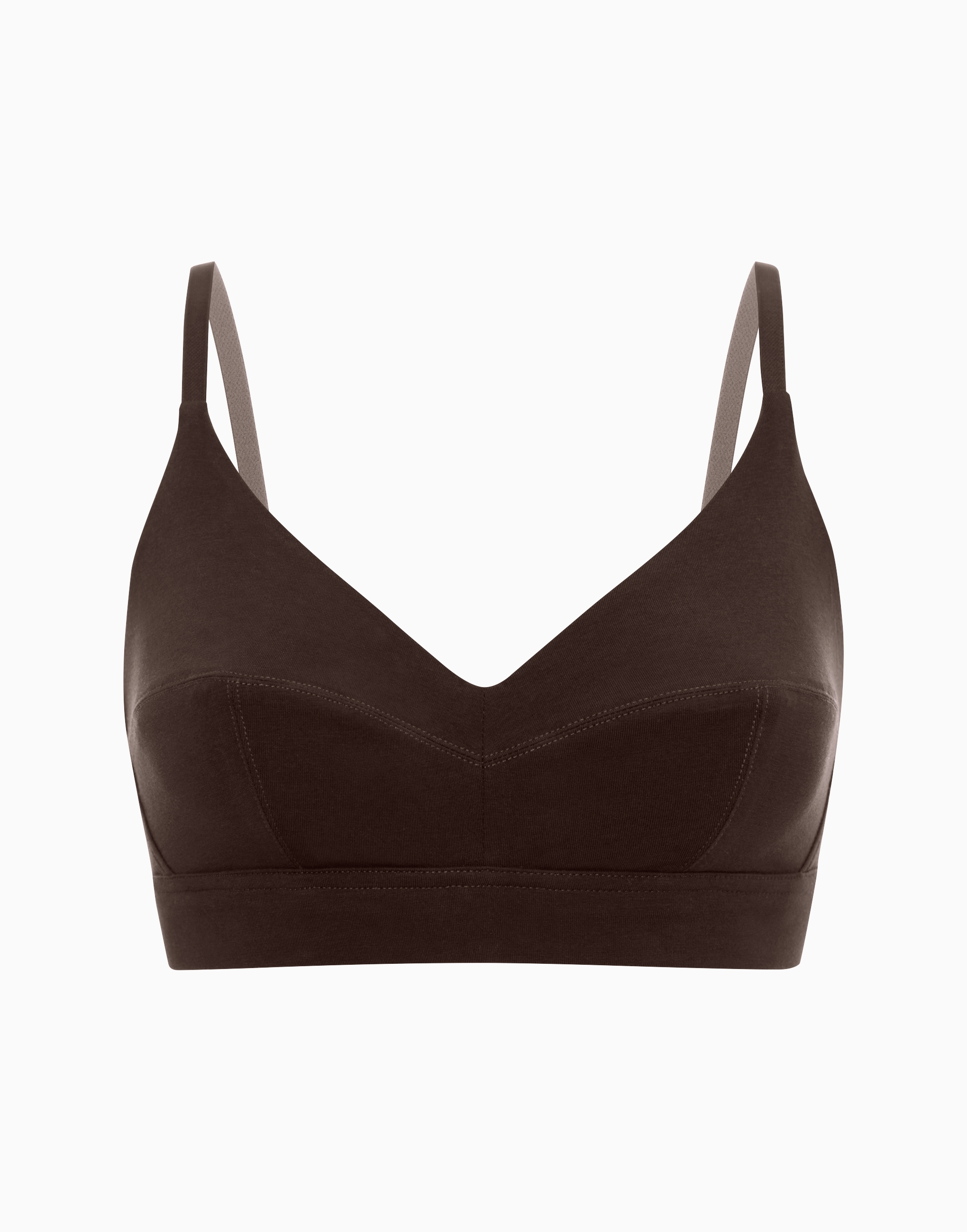 

Бюстгальтер с мягкими чашками без косточек на стане Madrid MD981, Шоколадный, Бюстгальтер с мягкими чашками без косточек на стане Madrid MD981