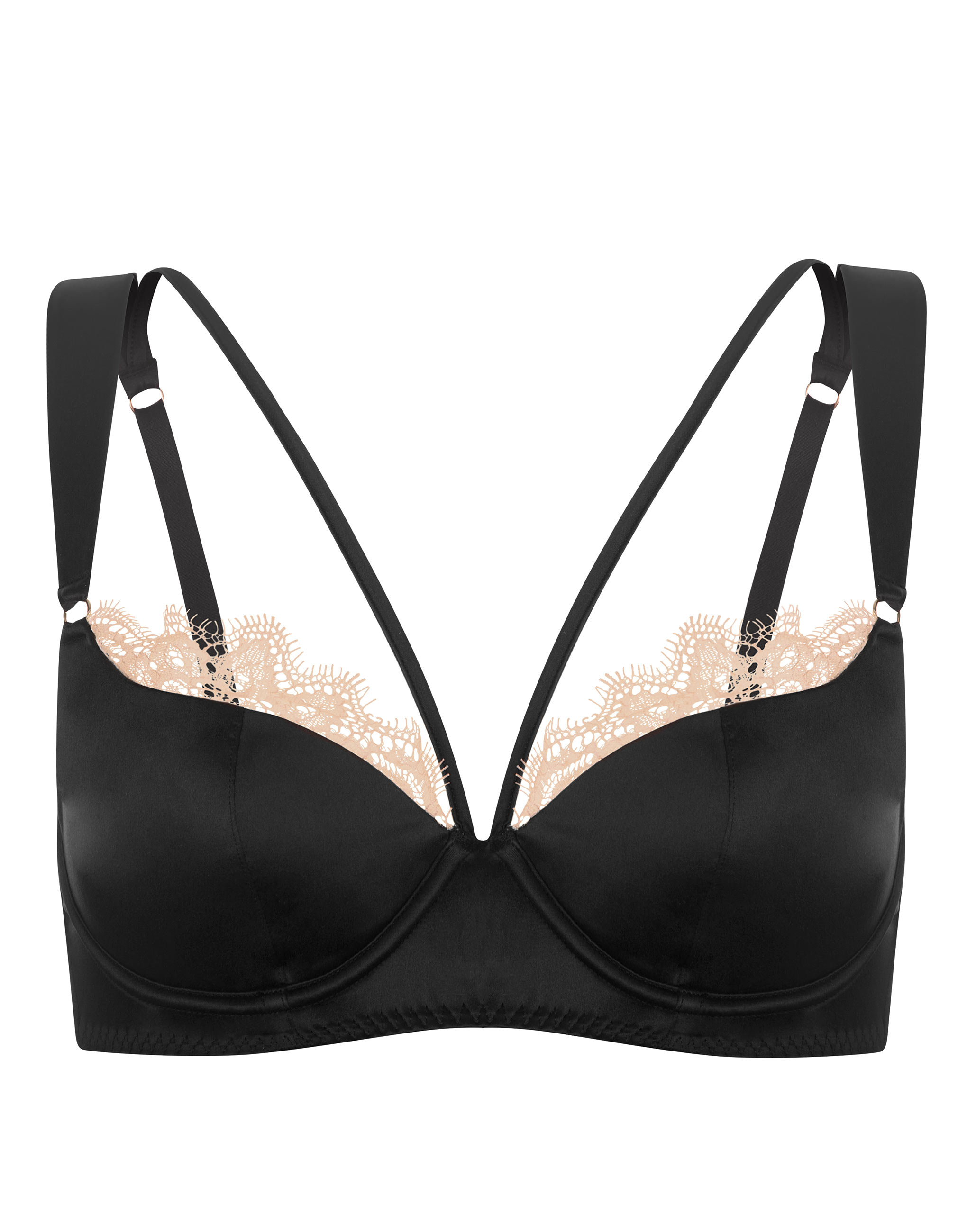 

Бюстгальтер балконет со спонжевыми чашками на стане Giovanna