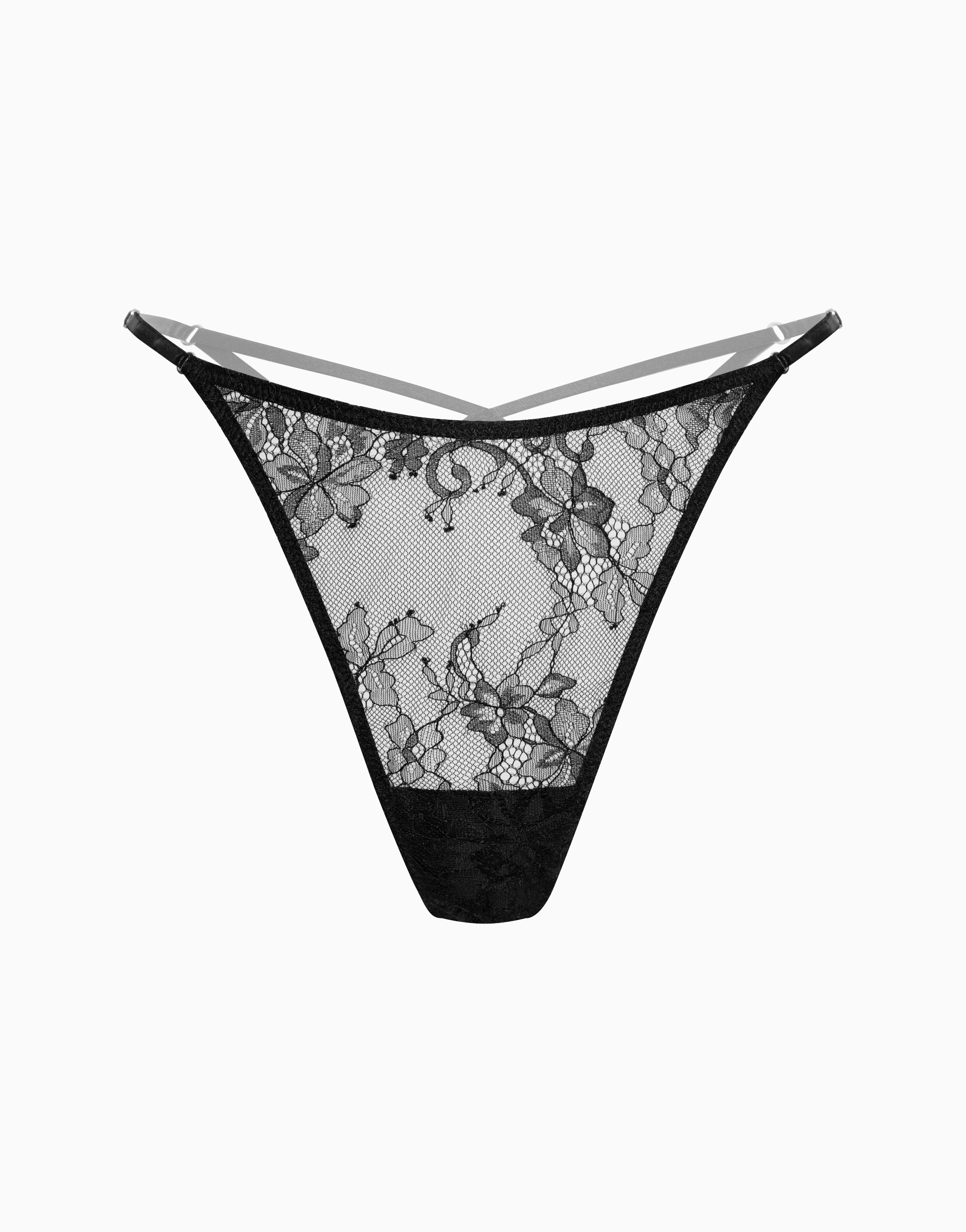 Стринги средняя посадка CD868, черный, арт. 17222