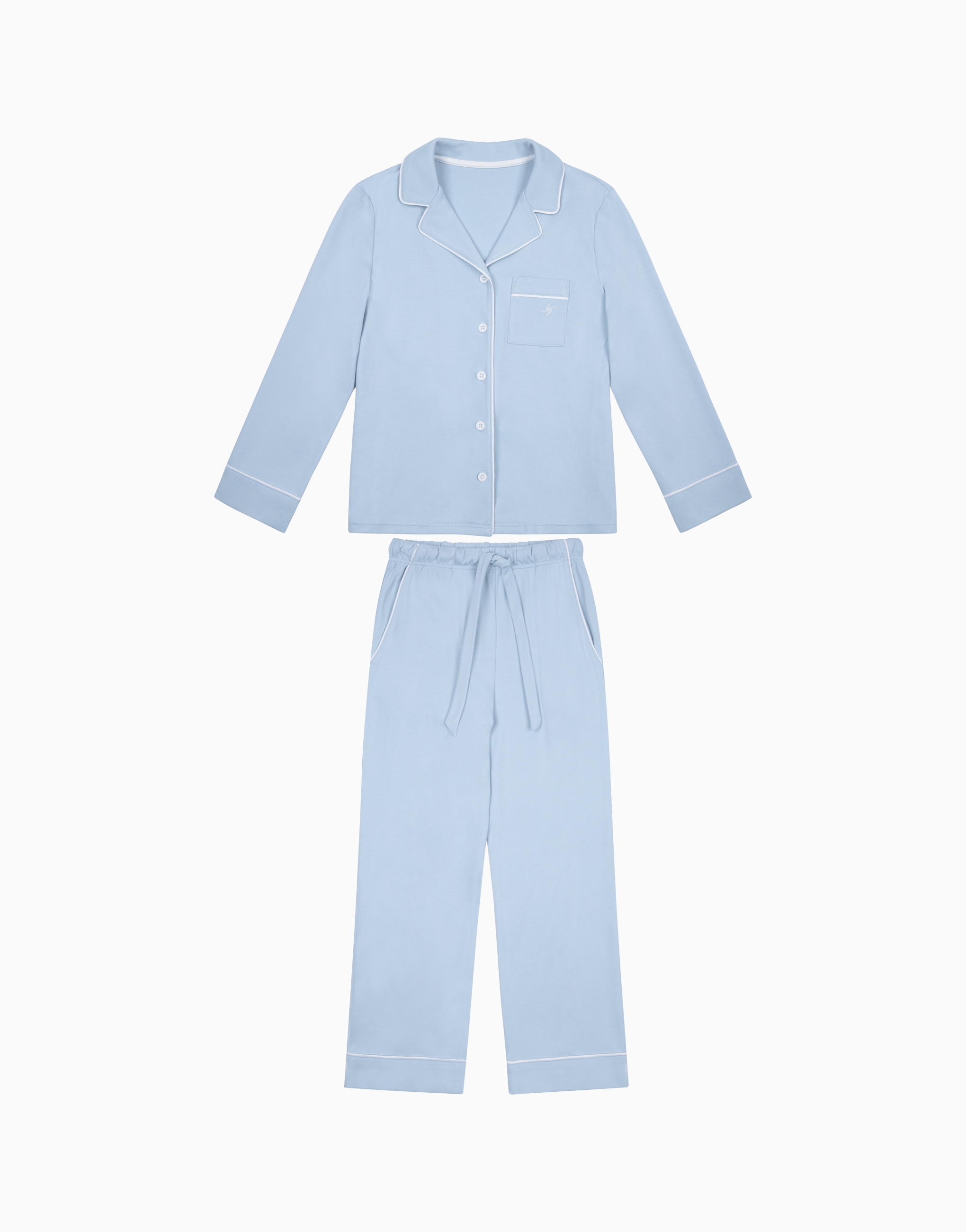 Пижама для девочки, синий, арт. 14711