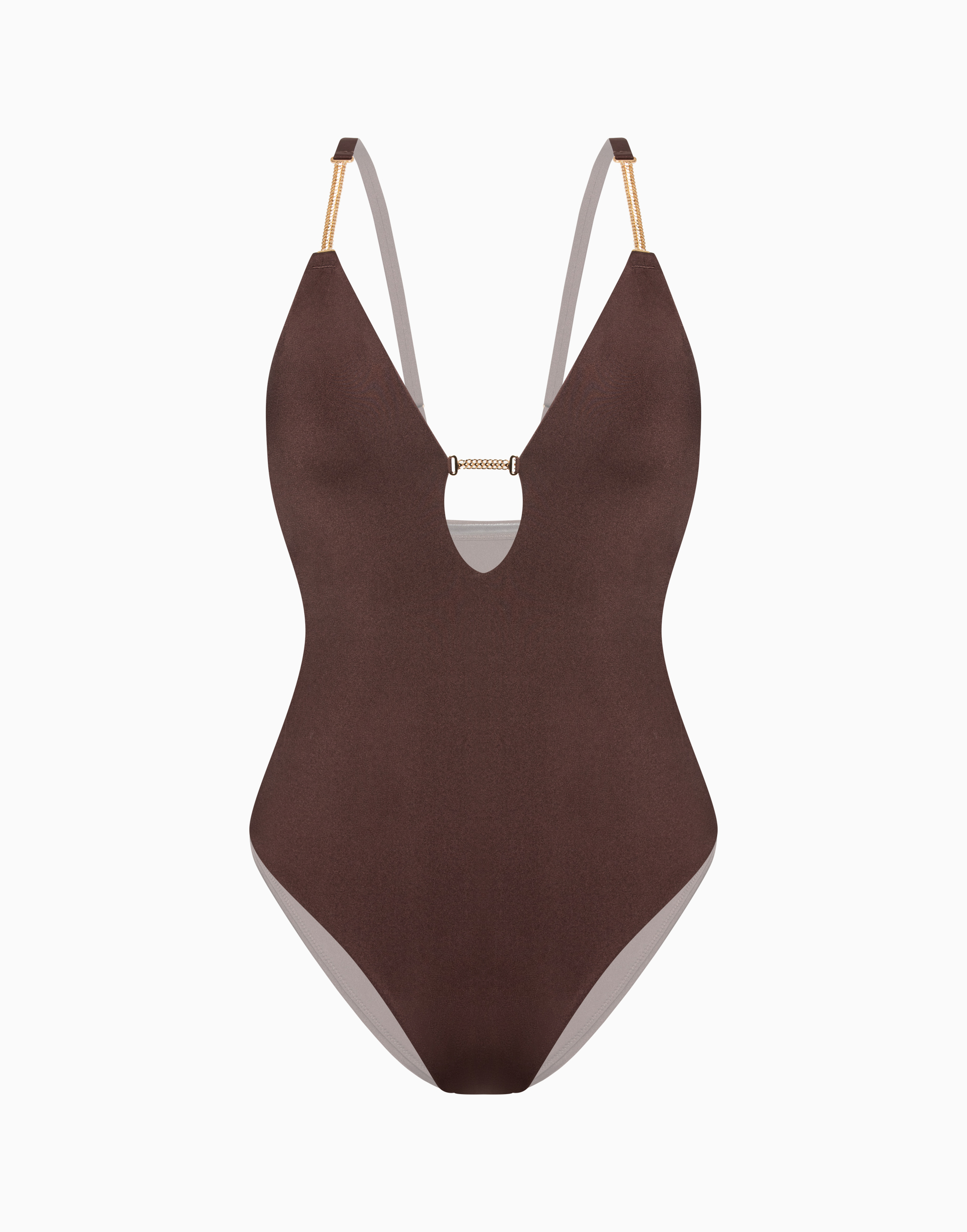 Сплошной купальник Incanto ID1118, коричневый, арт. 4670393587691