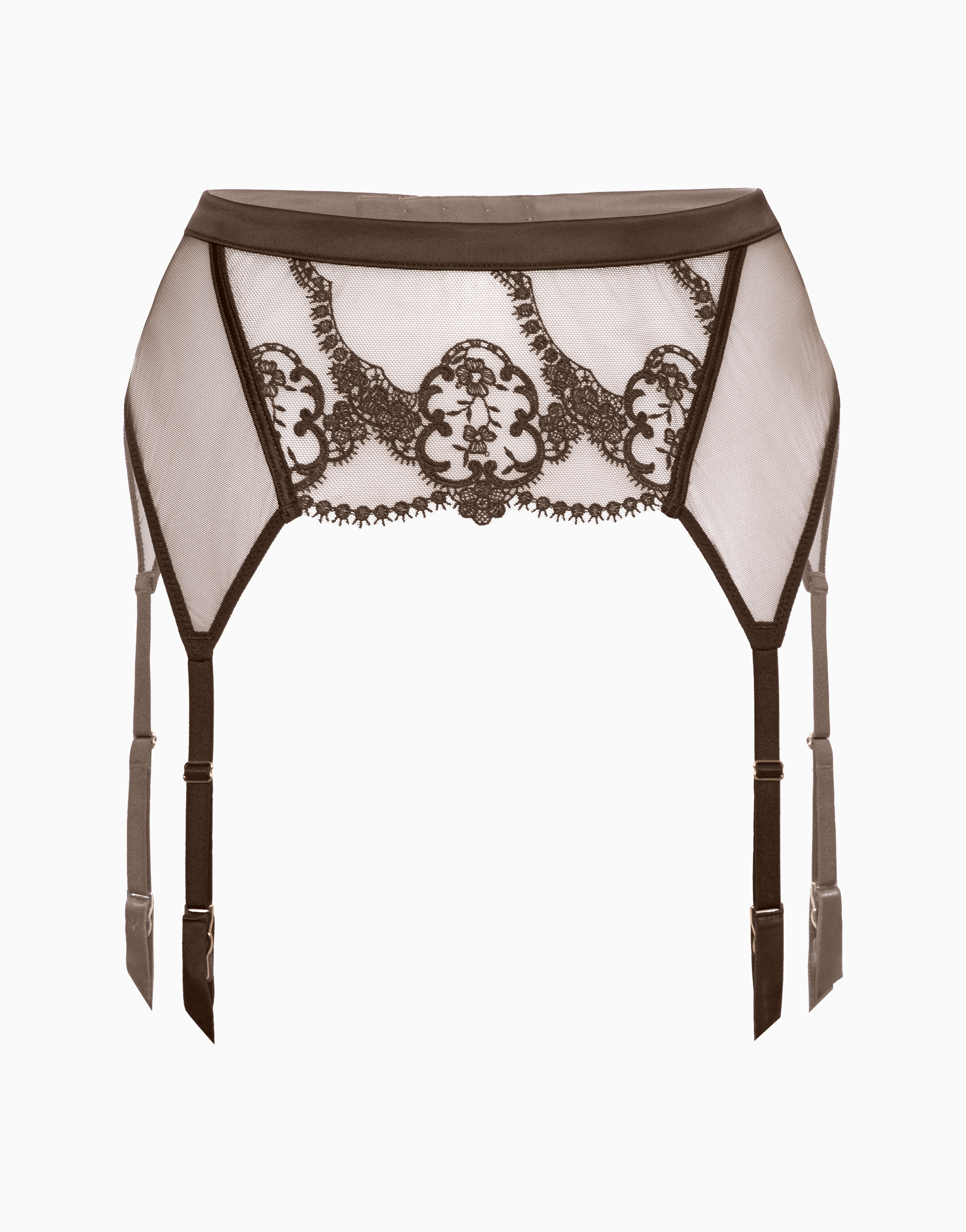 

Пояс для чулок CD455, Коричневый, Пояс для чулок CD455