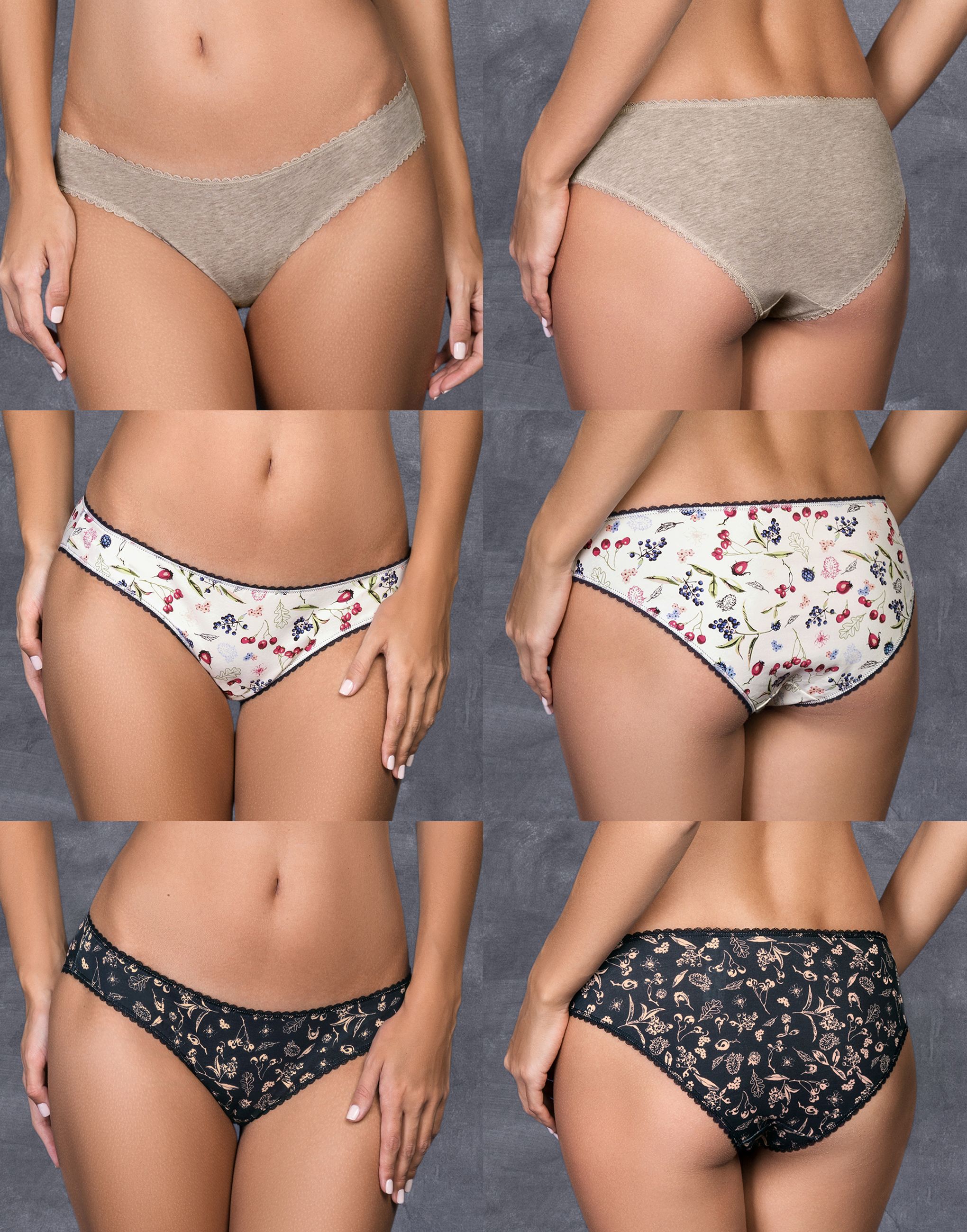 

Набор из 3-х слипов средней посадки Forest Berry (turchino, 3)