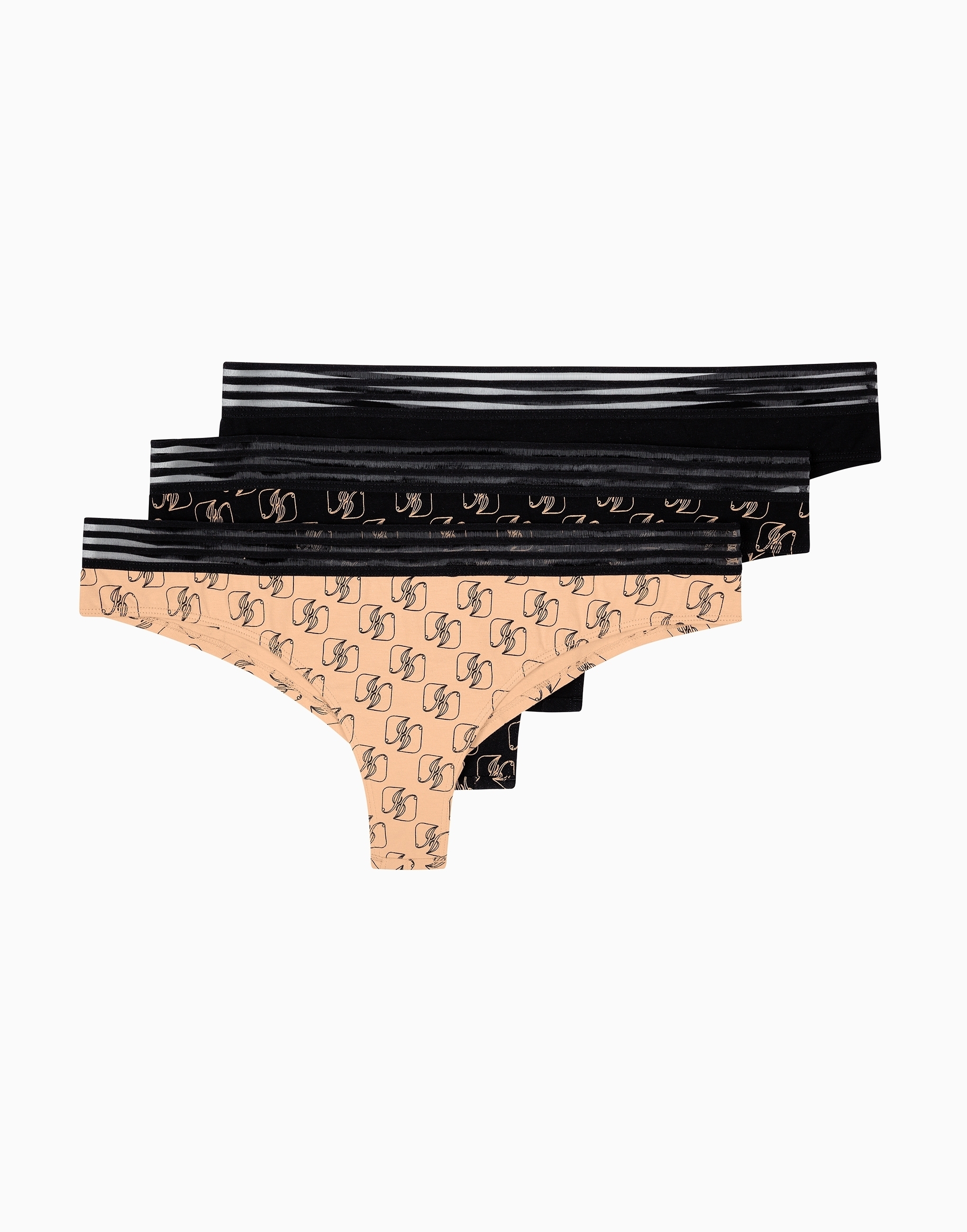 

Fashion Incanto, Набор из 3-х бразилиано средней посадки Joanna