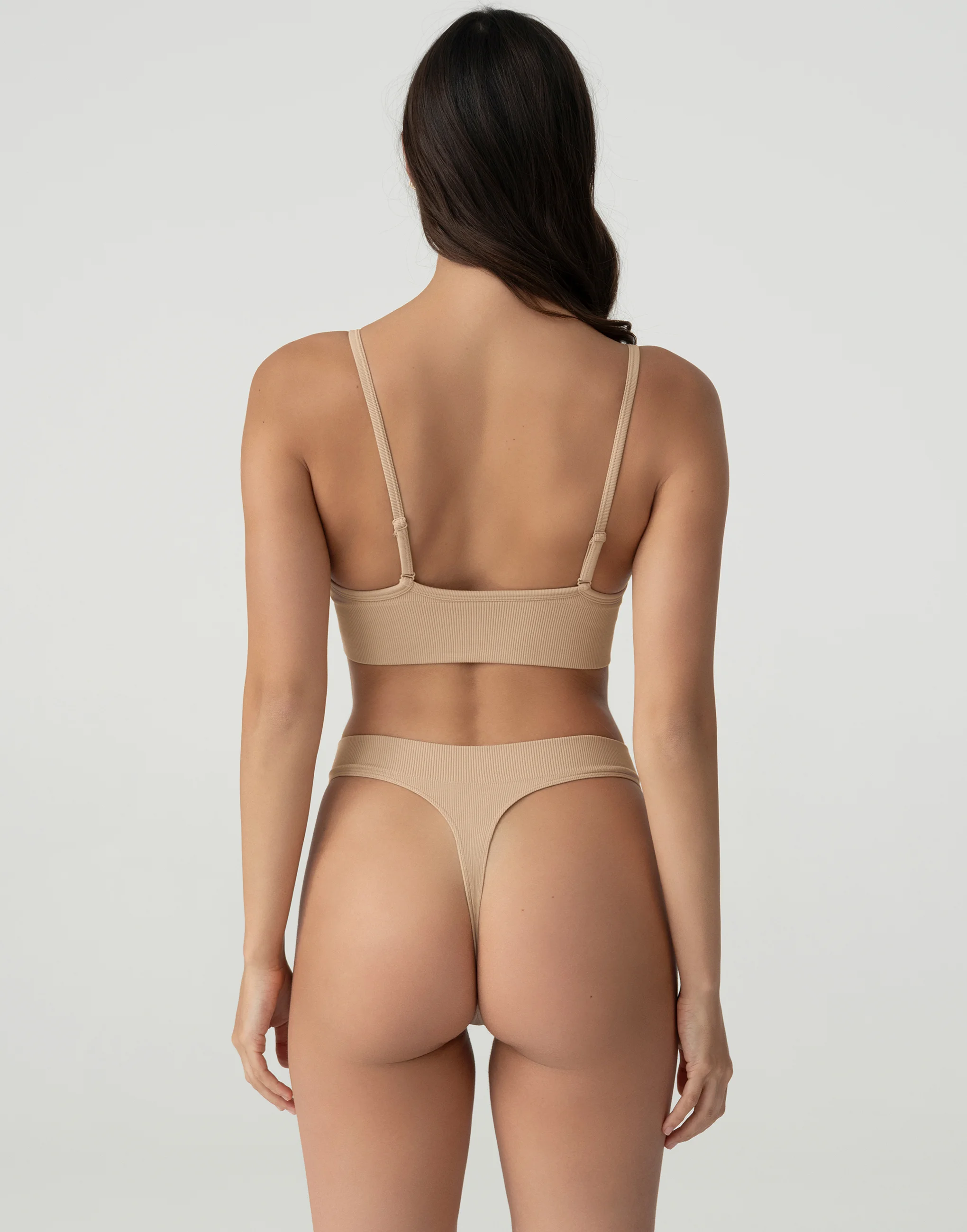 Стринги CD572 бежевый - 2