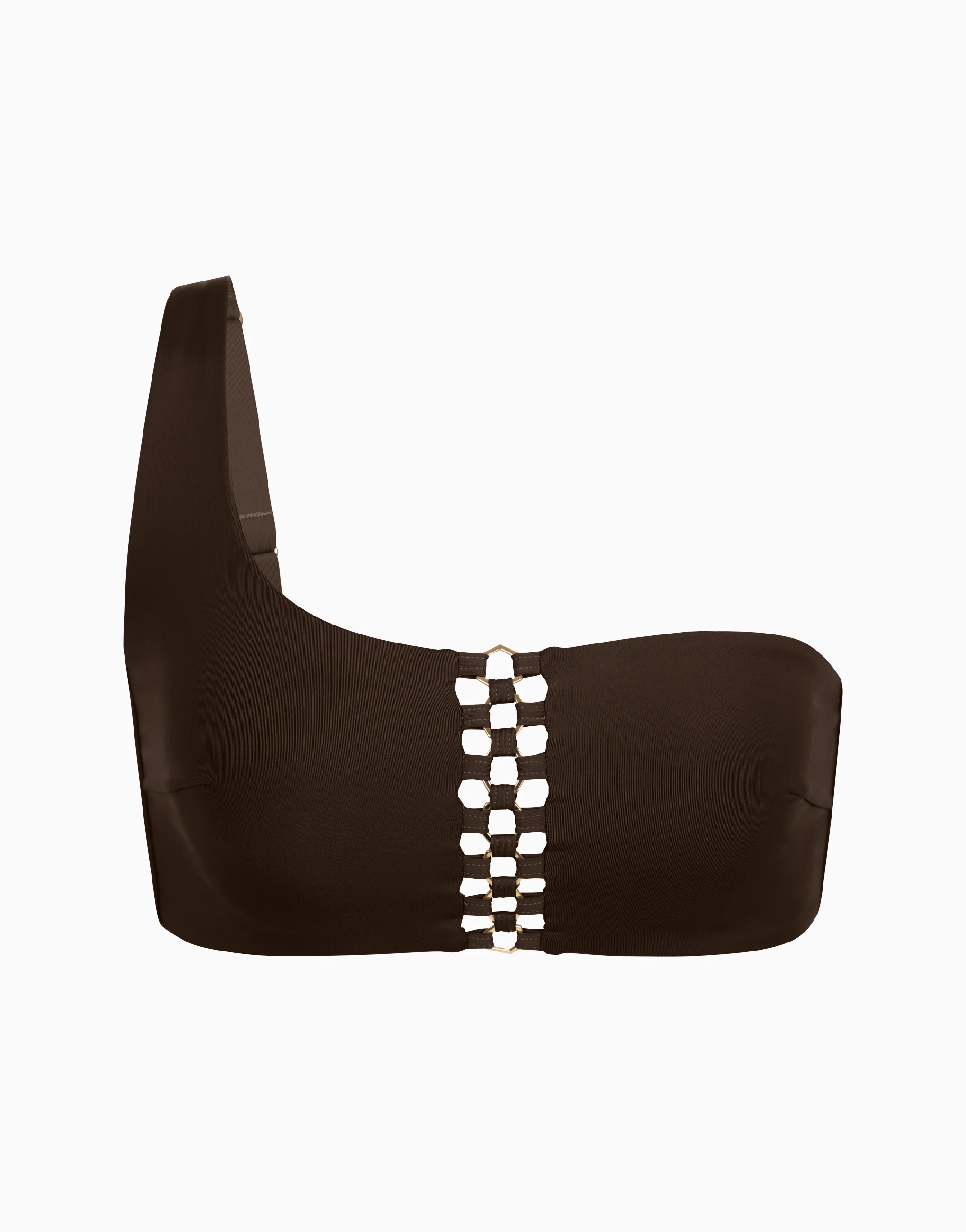 Топ-бандо бикини с чашками-вкладышами INCANTO ID48 шоколадный - 4