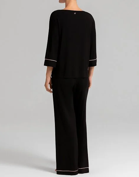 Лонгслив с рукавами 3/4 PD1181 черный - 3