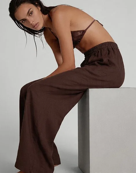 Брюки INCANTO ID578 коричневый - 1