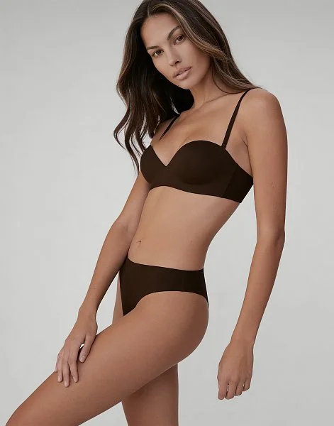 Слипы INCANTO Skin seamless коричневый - 1