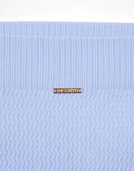 Пляжные трусики кюлоты ID617 голубой - 3