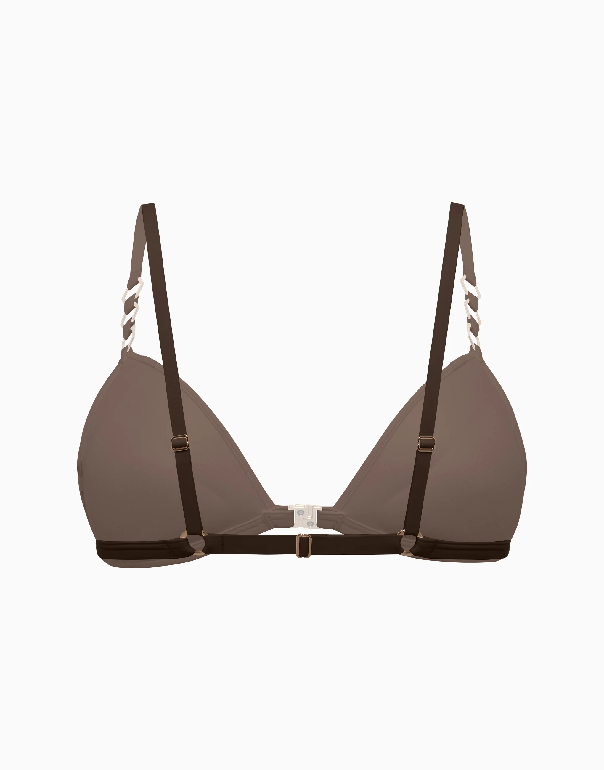 Лиф бикини Push-up с треугольными чашками Salvador ID48 шоколадный - 5