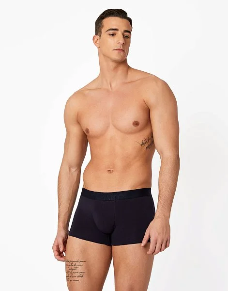 Набор из 5-ти боксеров Classic cotton синий - 2