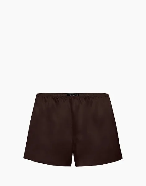 Шелковые шорты PD267 шоколадный - 4
