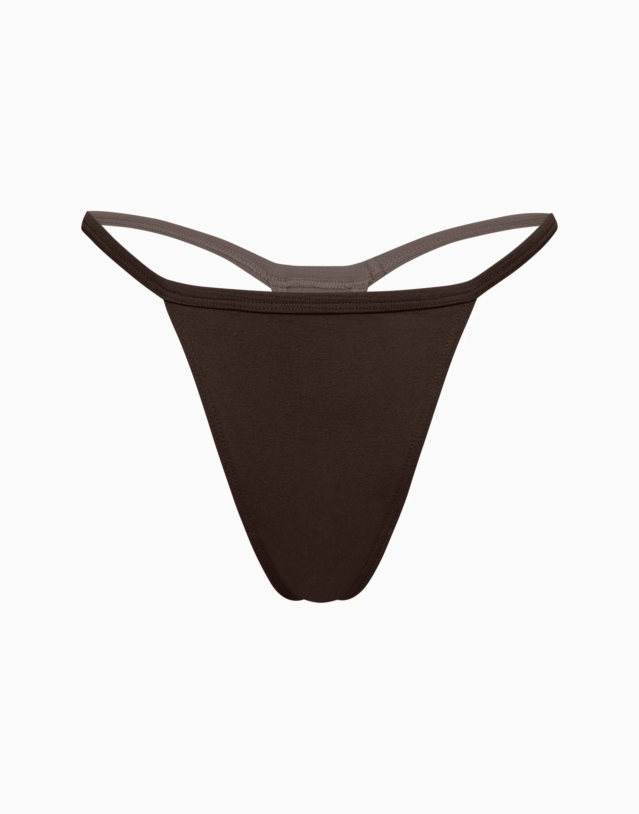 Стринги средняя посадка CD573 шоколадный - 3