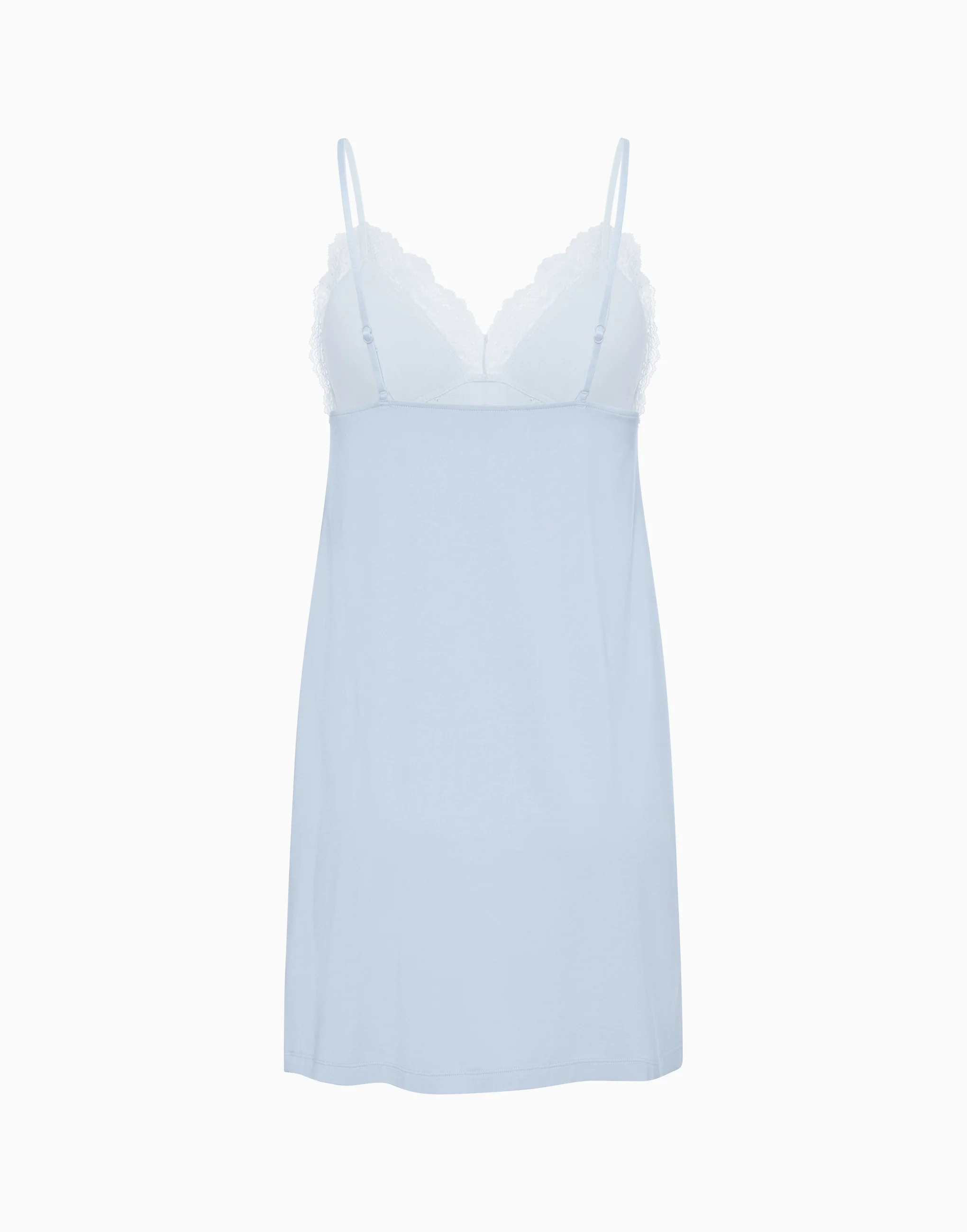 Сорочка на бретелях INCANTO PD1220 голубой - 5